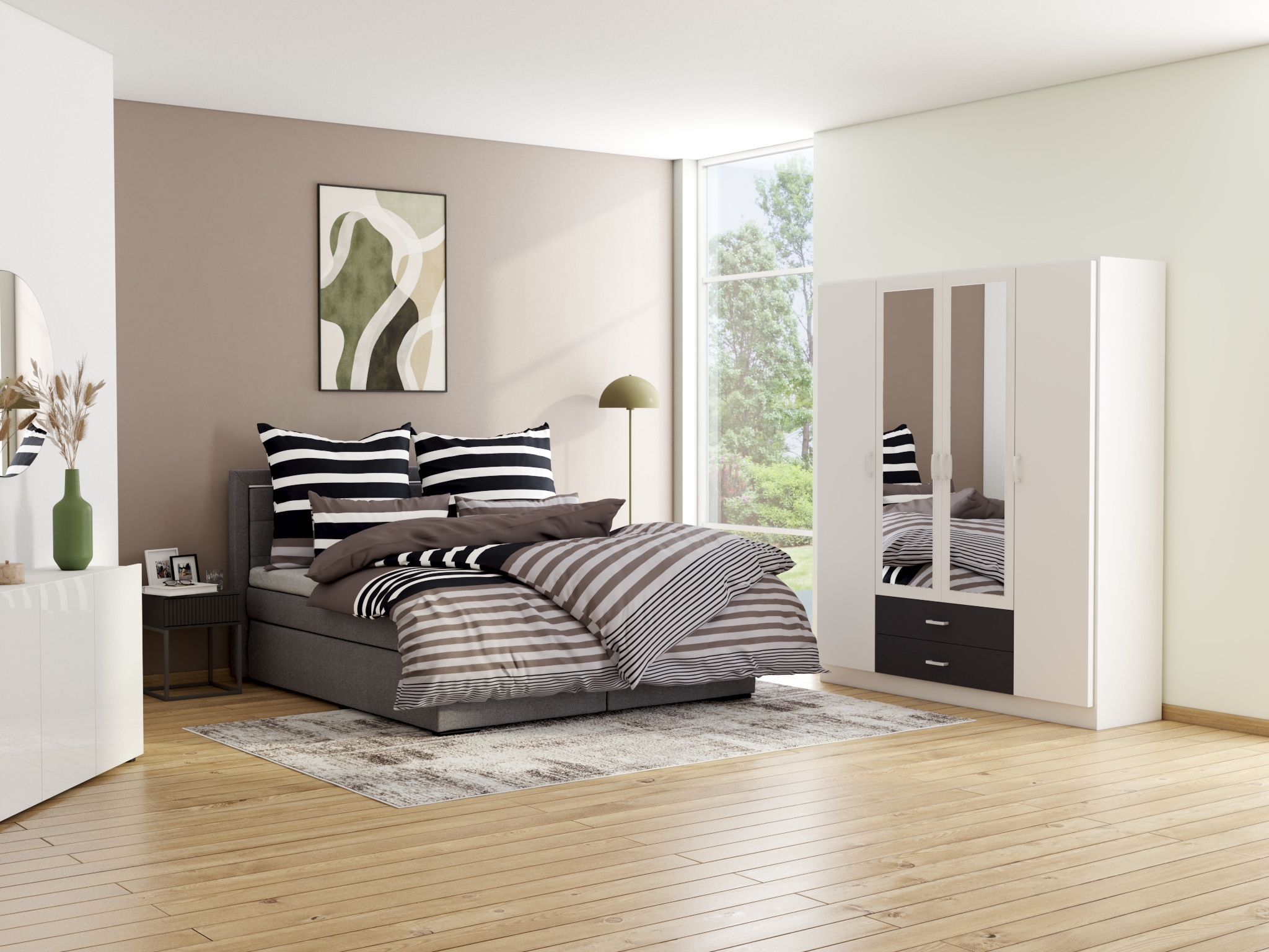 my home Teppich »Salsa« rechteckig 9 mm Höhe mit besonders weichem Flor, Kurzflor, im Vintage-Look, dichte Qualität