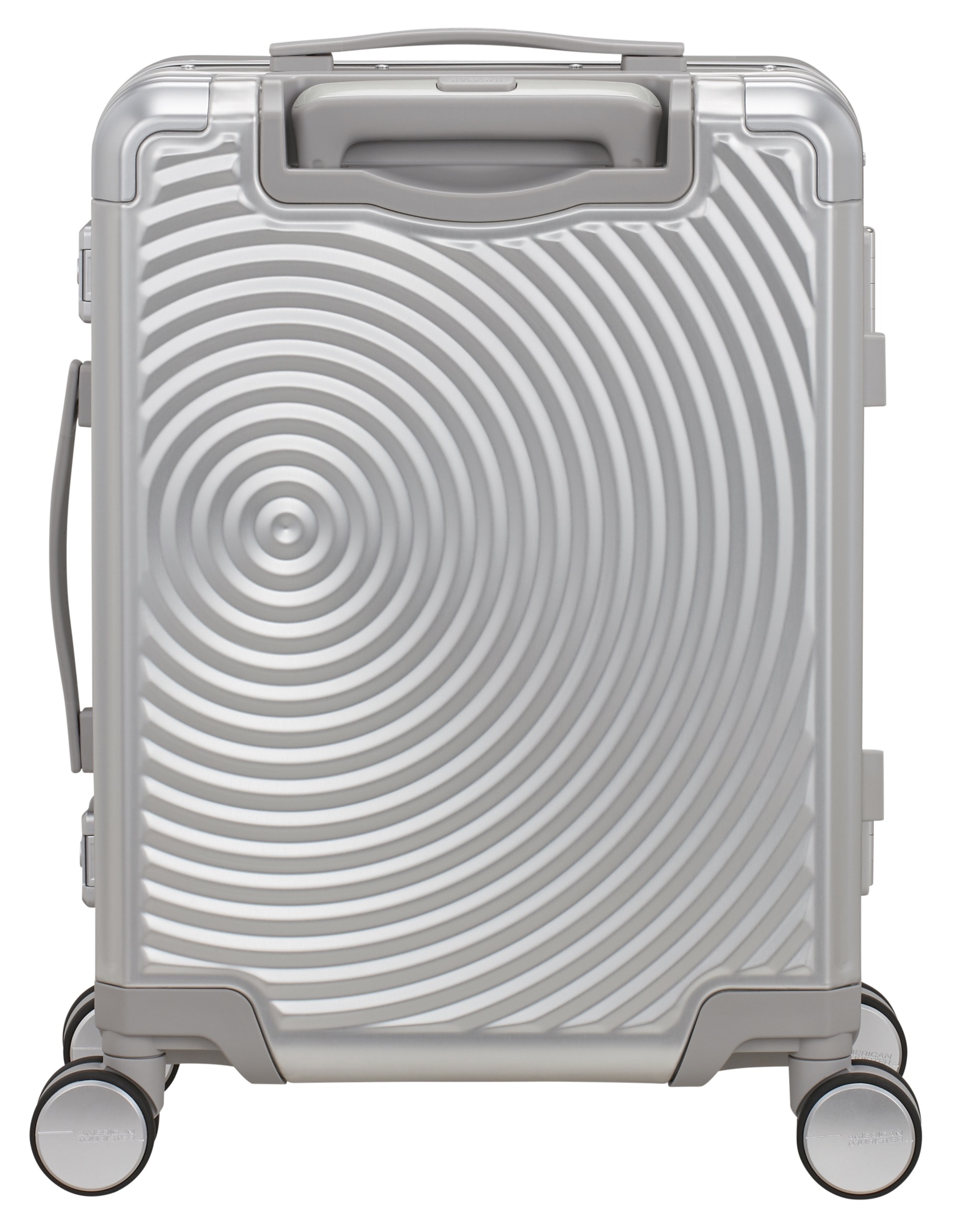 American Tourister® Hartschalen-Trolley »SOUNDBOX ALU, verschiedene Größen und Farben«, 4 Rollen, Hartschalen-Koffer zwei TSA-Schlösser Aluminium-Koffer