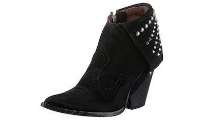 High-Heel-Stiefelette »BELIVE«, Abendmode, Ankle-Boots mit Nieten und Ziernähten