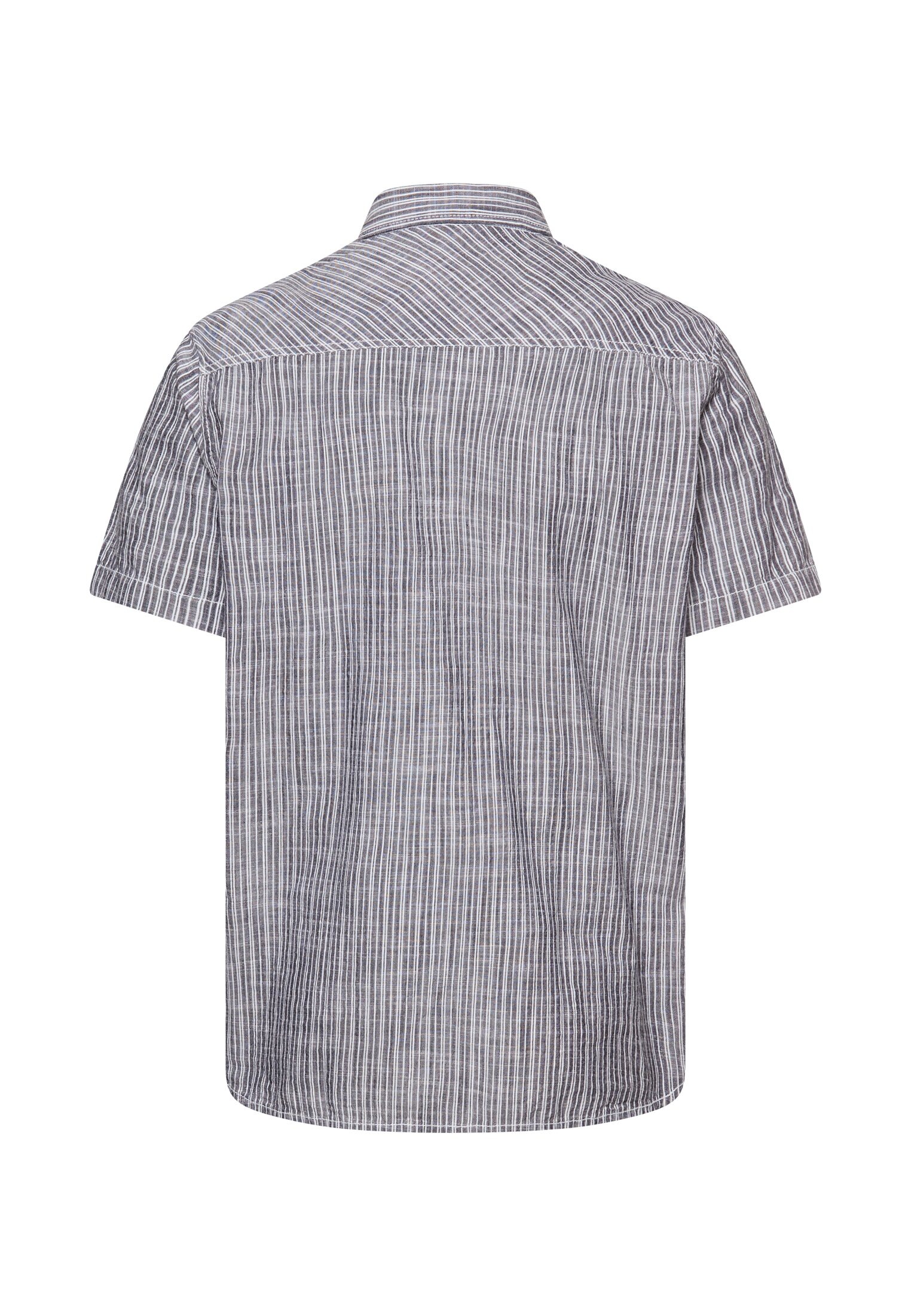 camel active Kurzarmhemd im Streifen-Design und mit Button-Down-Kragen günstig online kaufen