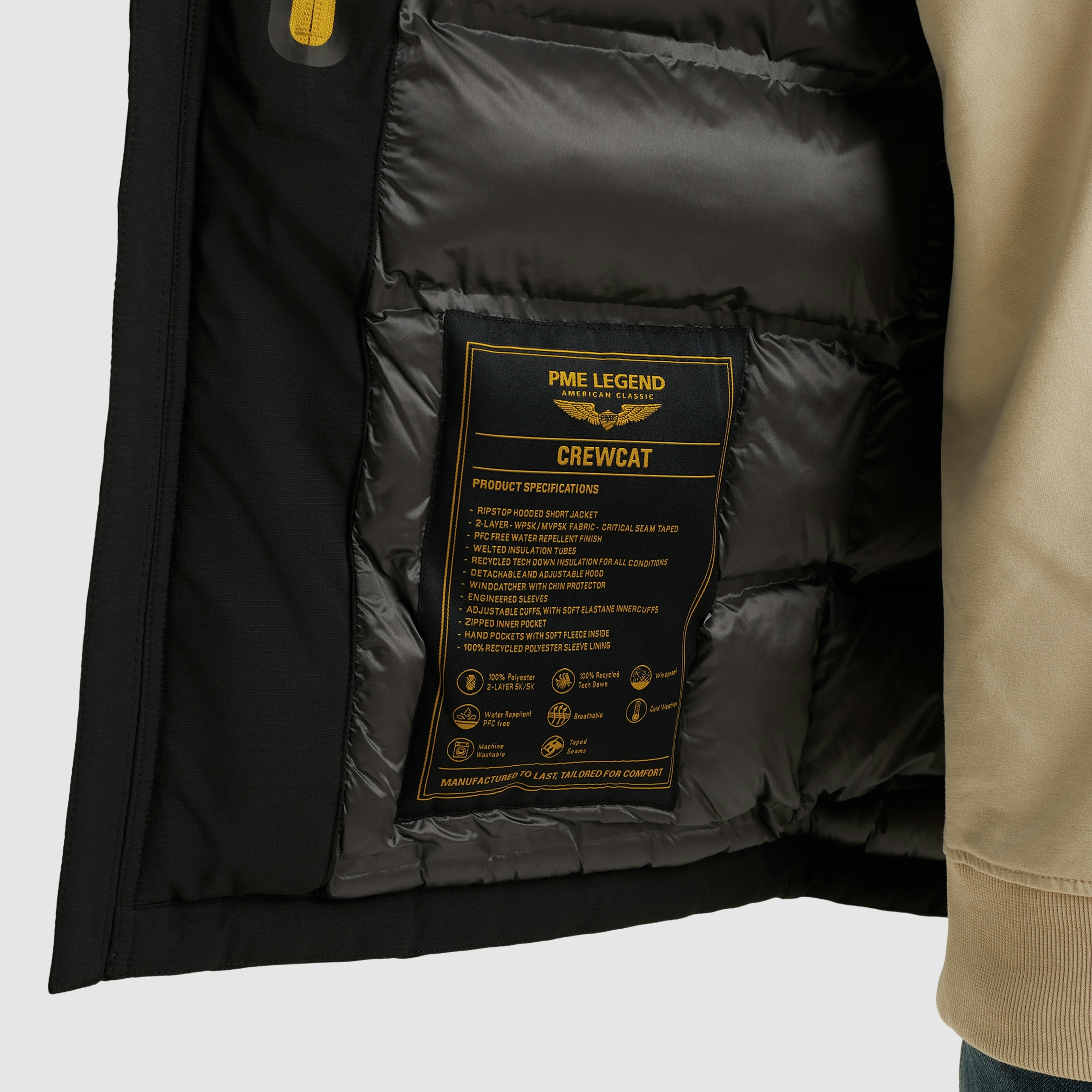 PME LEGEND Steppjacke »CREWCAT«, mit Kapuze, Wind- und wasserabweisend, wärmende Polyesterfüllung