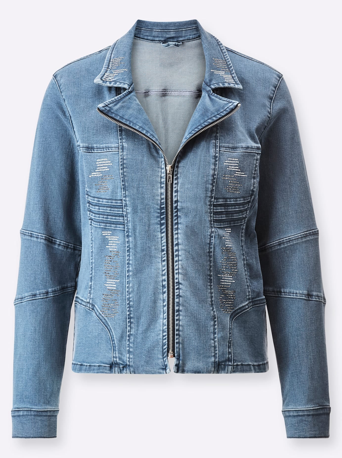 creation L Jeansjacke, ohne Kapuze