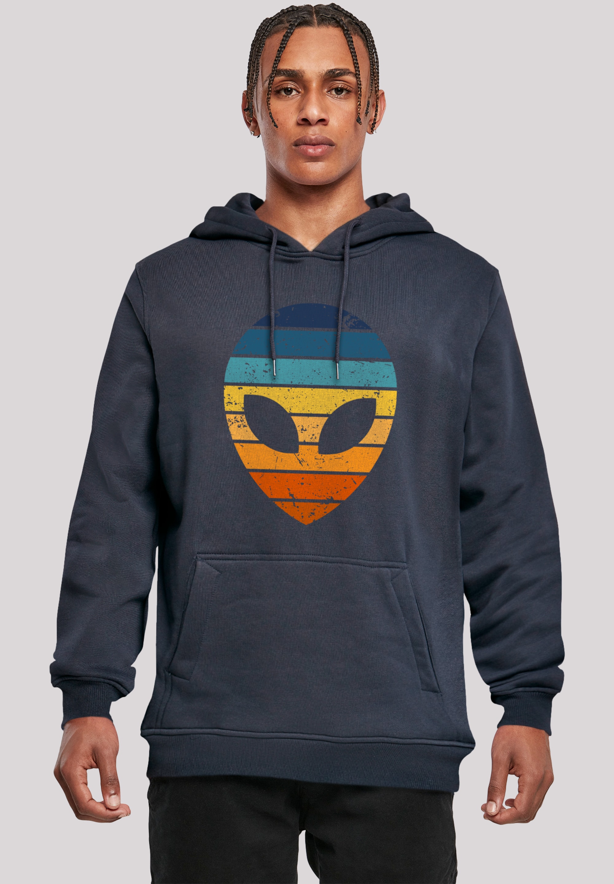 F4NT4STIC Kapuzenpullover "Alien Sonnenuntergang Retro", Premium Qualität günstig online kaufen
