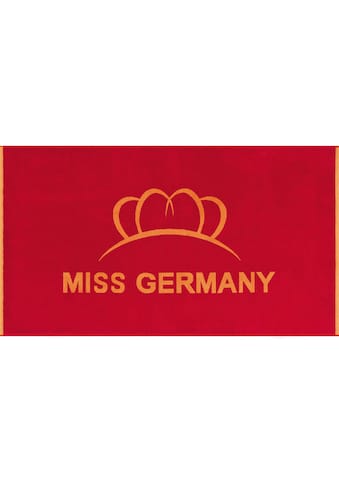 Miss Germany Strandtuch »« (1 St.) Velours su große...