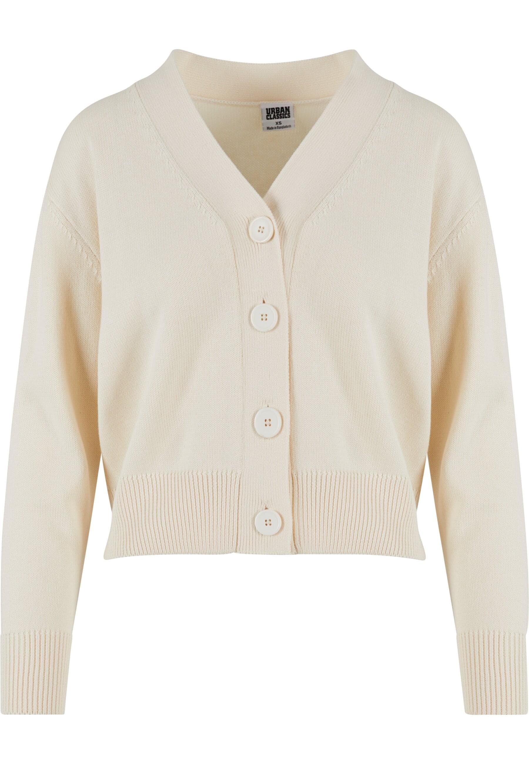 URBAN CLASSICS Strickjacke "Urban Classics Damen Ladies Rib Cardigan" 1 Stk günstig online kaufen