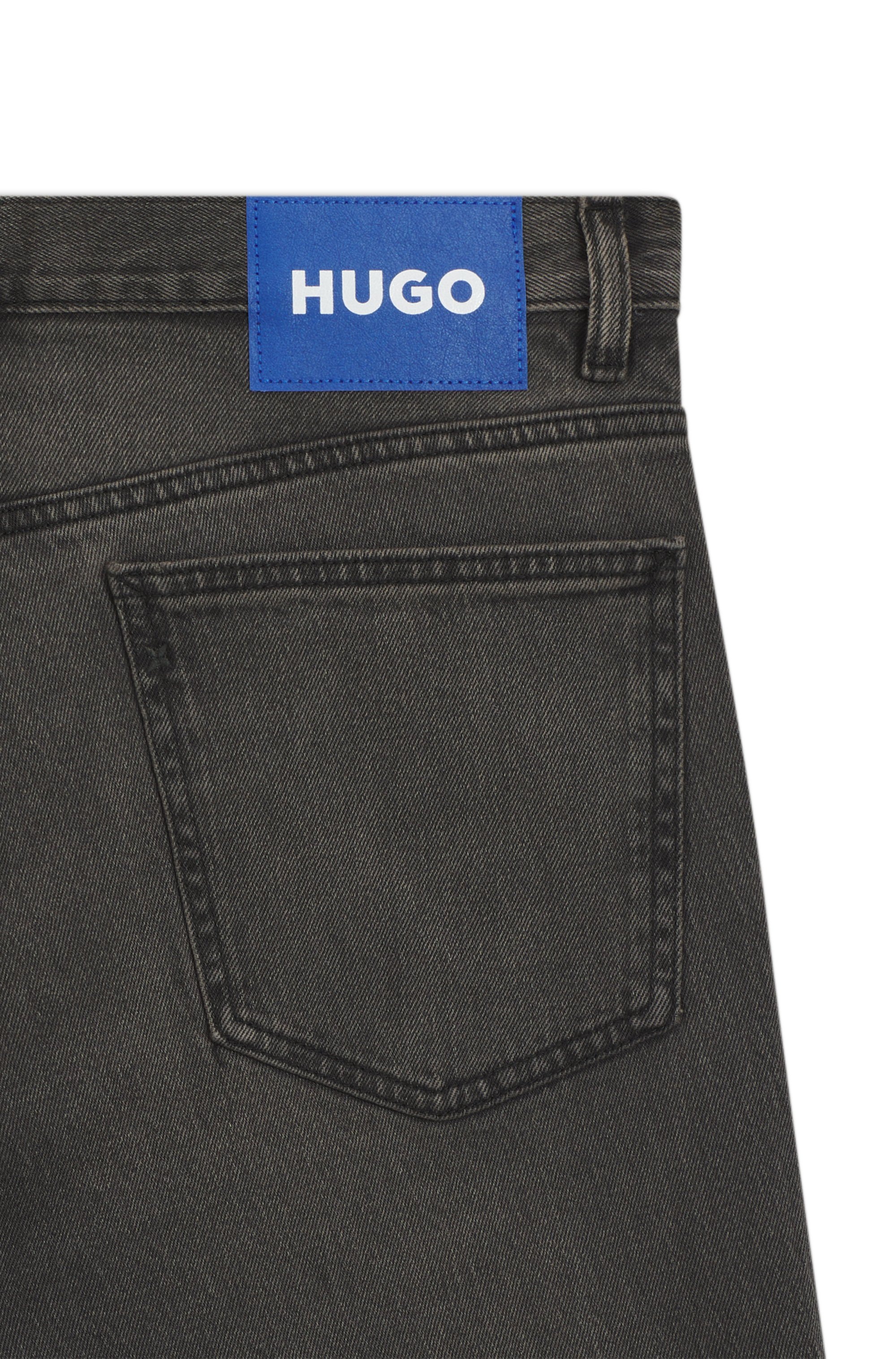 HUGO Blue Slim-fit-Jeans »Ash«, mit Stone-washed-Finish