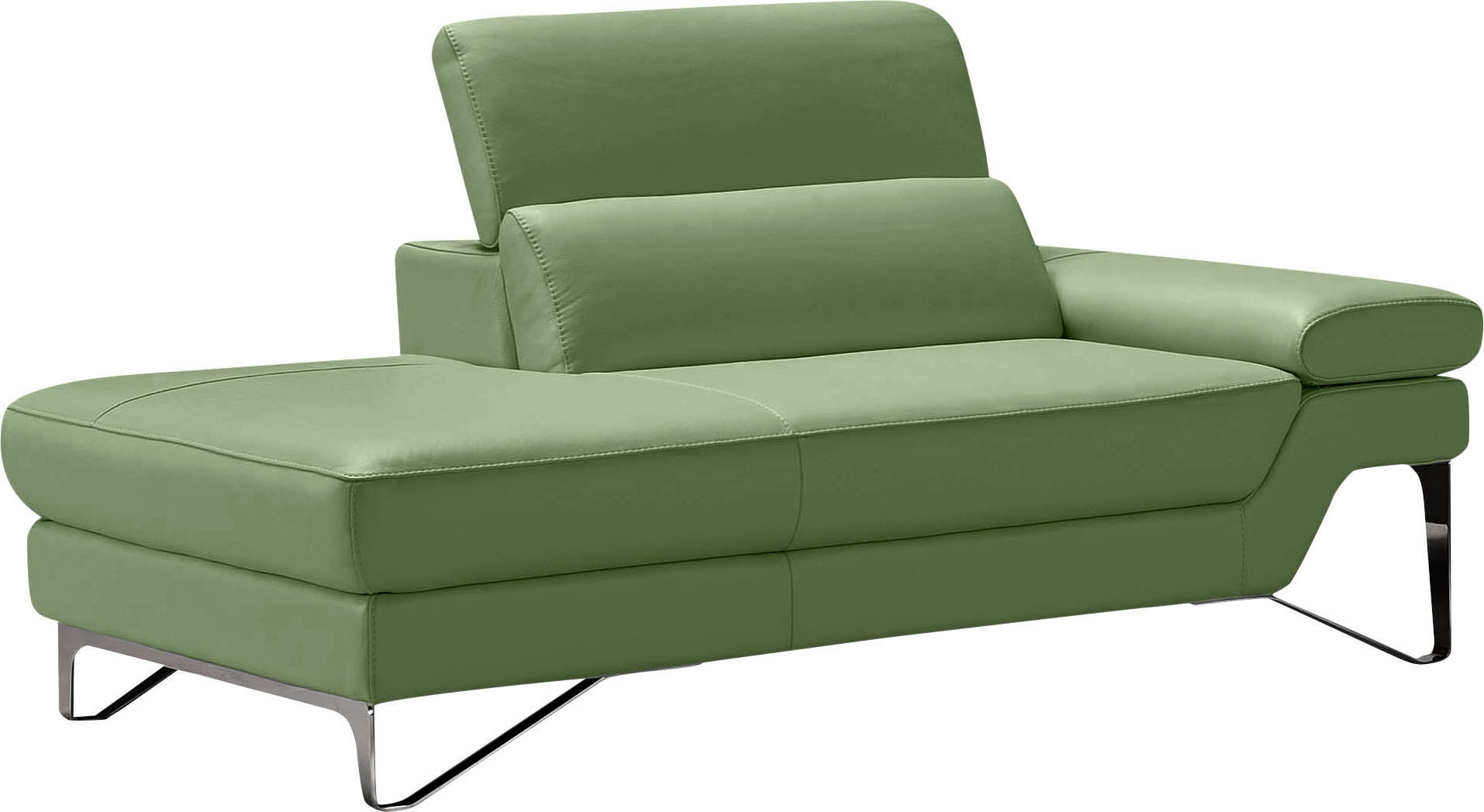 Egoitaliano Ottomane "Princess, elegantes Designsofa mit erstklassigem Sitzkomfort,", inkl. verstellbarem Kopfteil und e