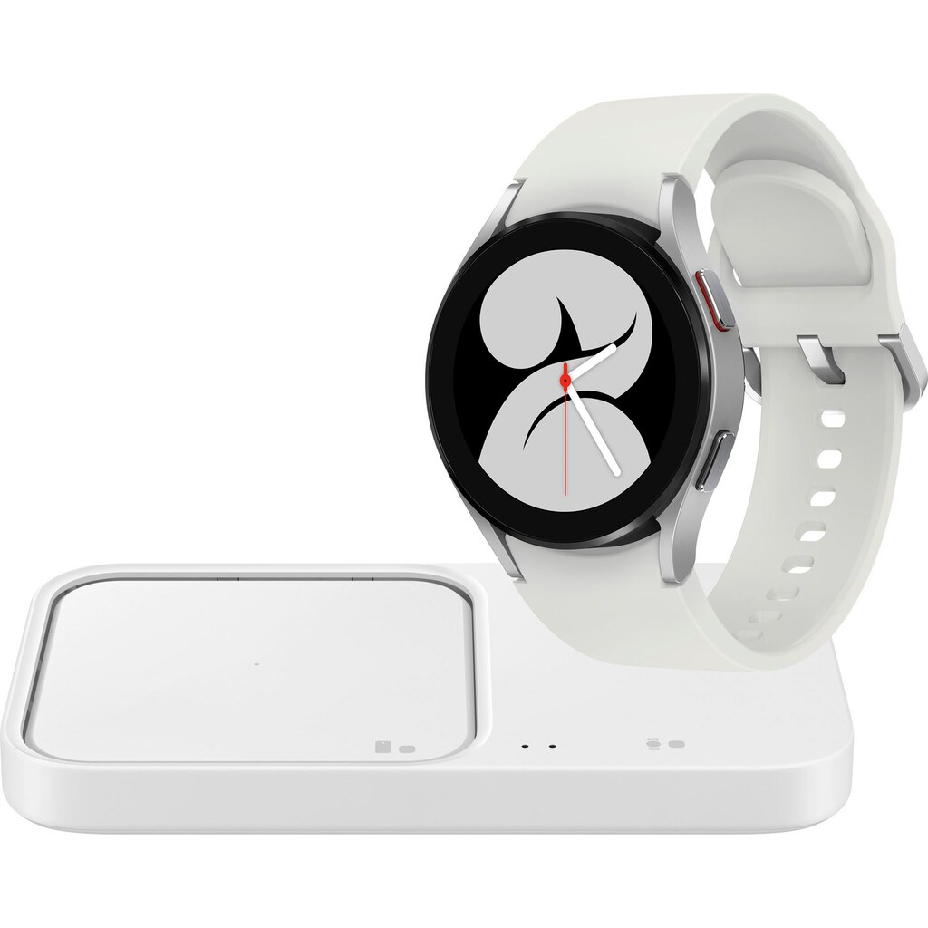 Samsung Smartwatch »Galaxy Watch4 R860 40 mm + Wireless Charger Duo«, (Wear OS by Samsung)