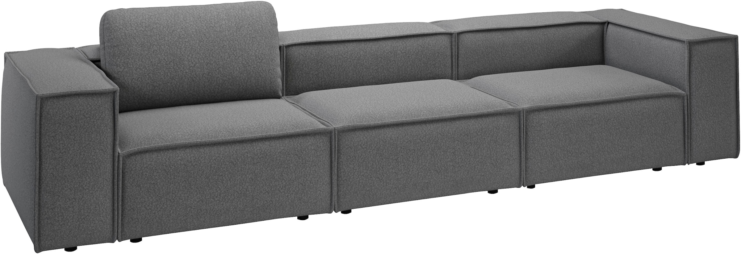 PLACES OF STYLE 3,5-Sitzer »Watertown, modernes Big-Sofa XXL, 336 cm Breite, auch in Feincord« Riesiges Designersofa mit viel Platz & weichen Bezügen in Trendfarben