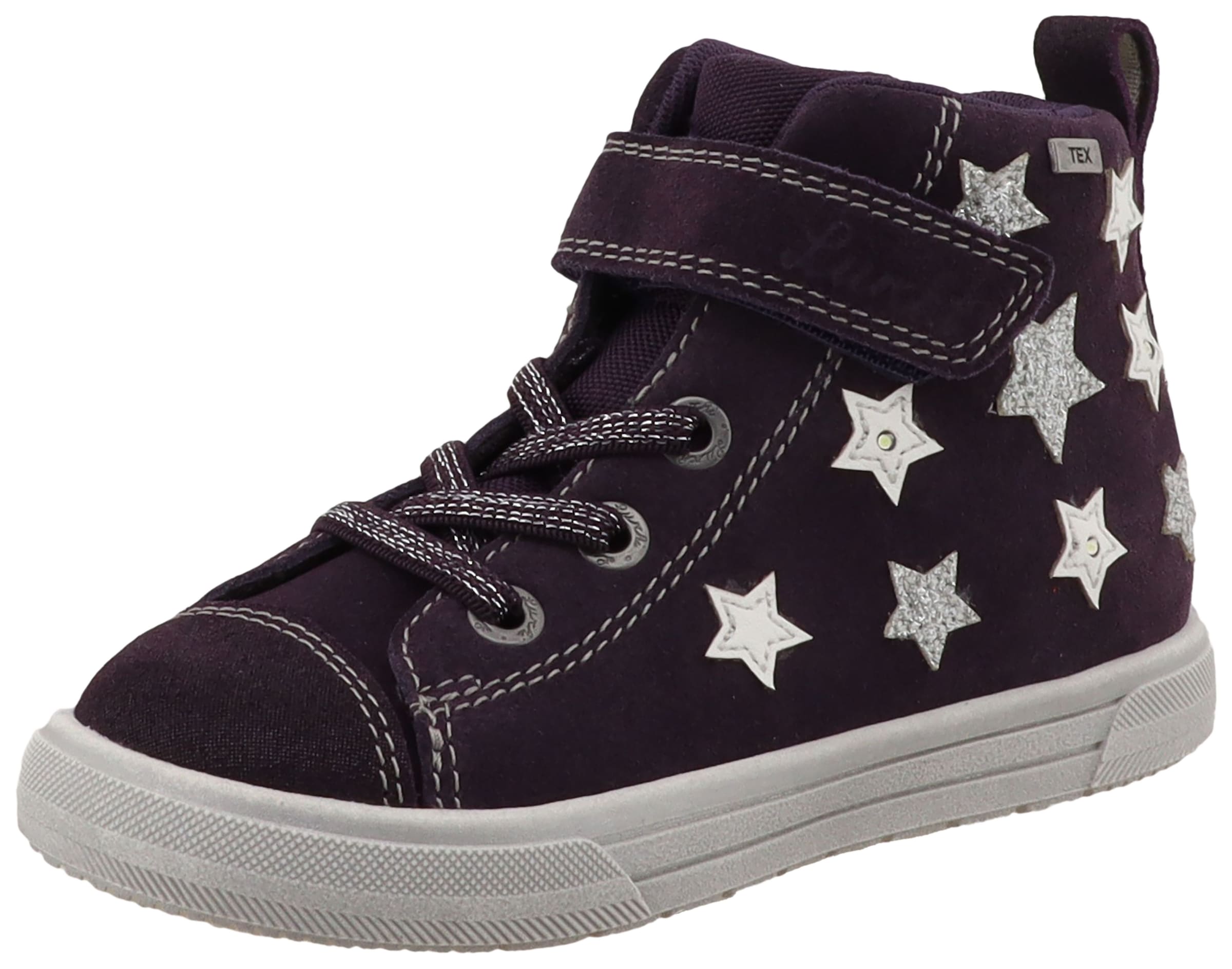 Lurchi Sneaker "Banja-TEX, Blinkschuh" Klettboots mit Blinkfunktion, Größenschablone zum Download