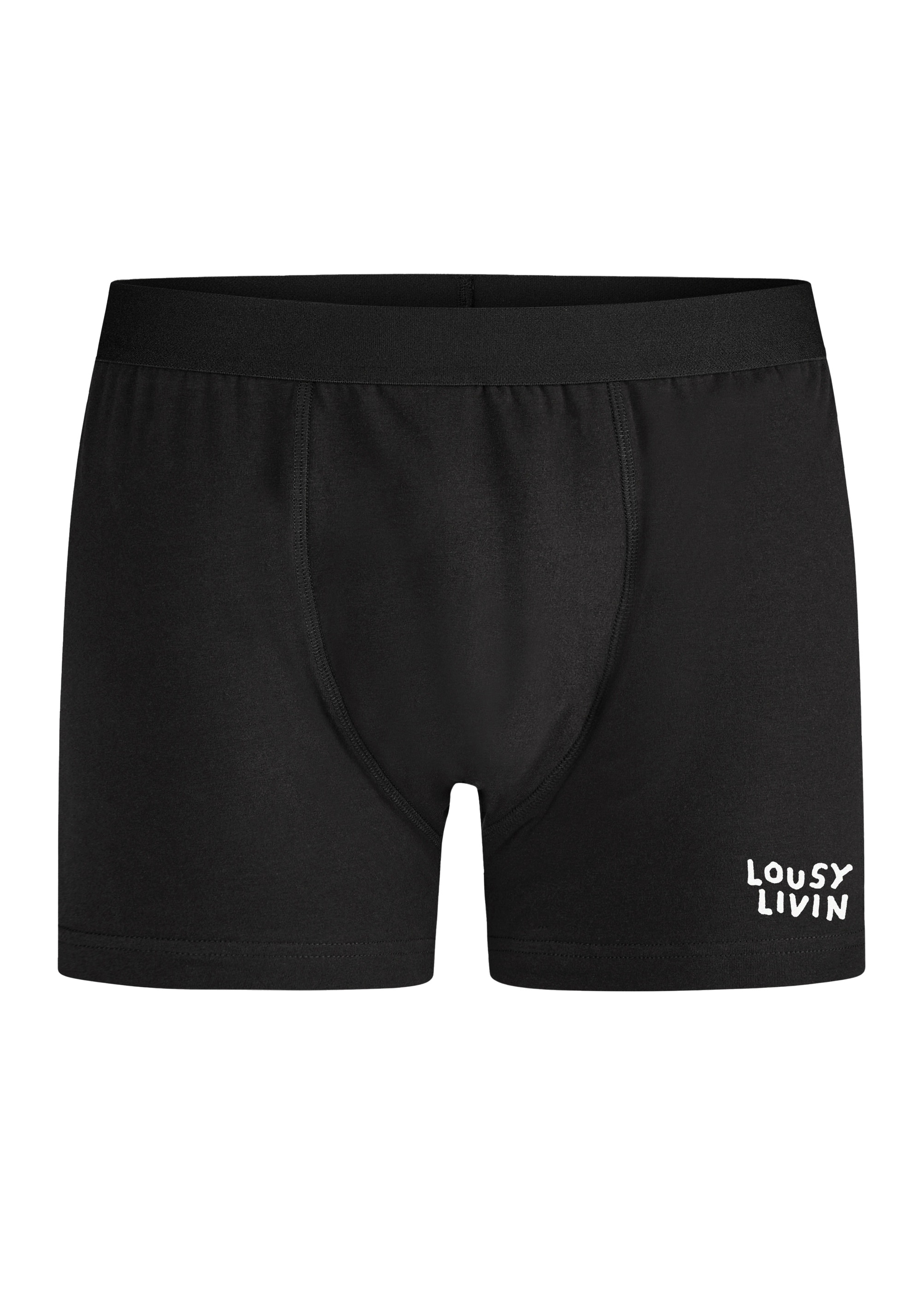 Lousy Livin Boxershorts mit coolem, kleinem Marken-Print
