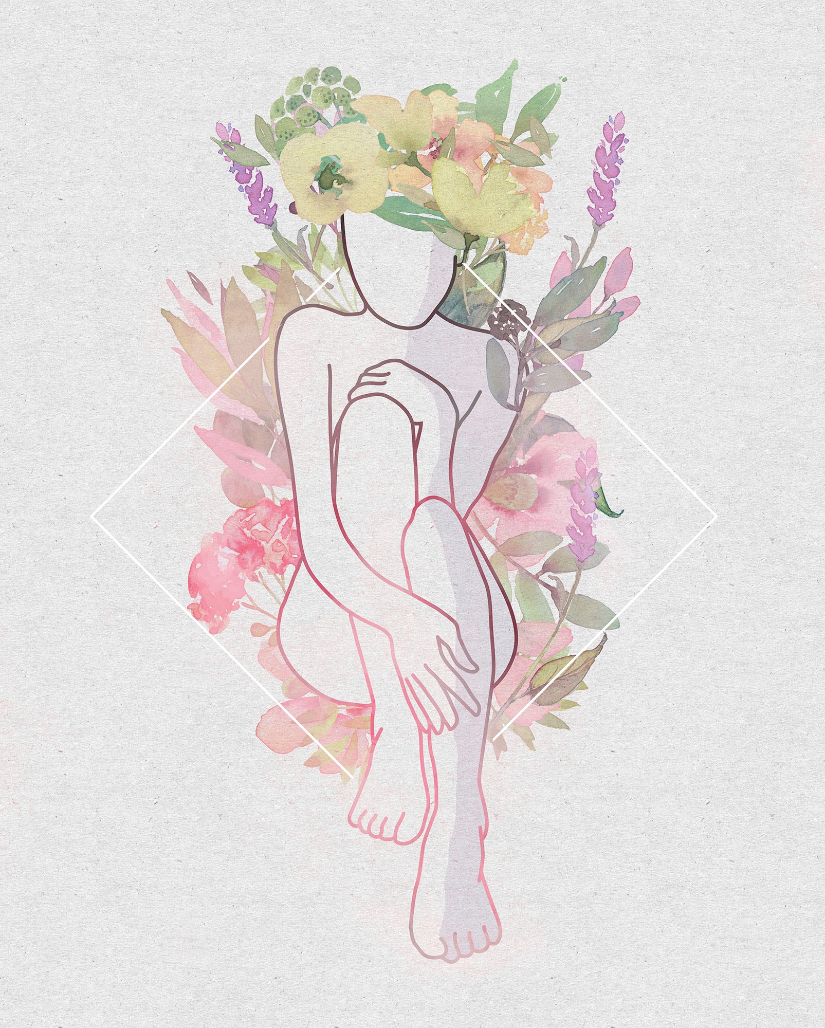 Komar Bild "Bella Vita" Natur 1 Stk. tlg. Wandbild zur Dekoration - ohne Ra günstig online kaufen