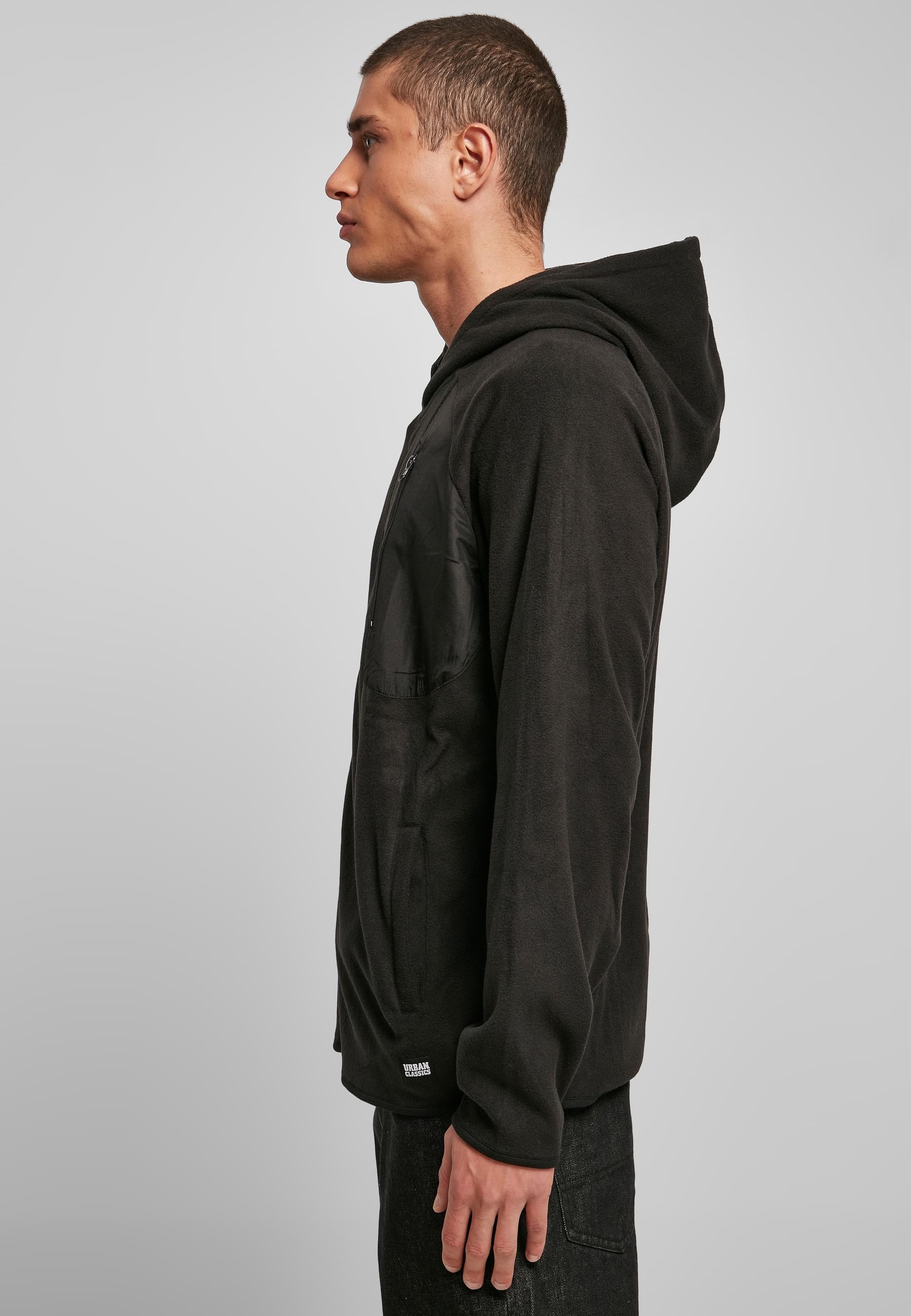 URBAN CLASSICS Sweatjacke »Urban Classics Herren Polar Fleece Zip Hoody«