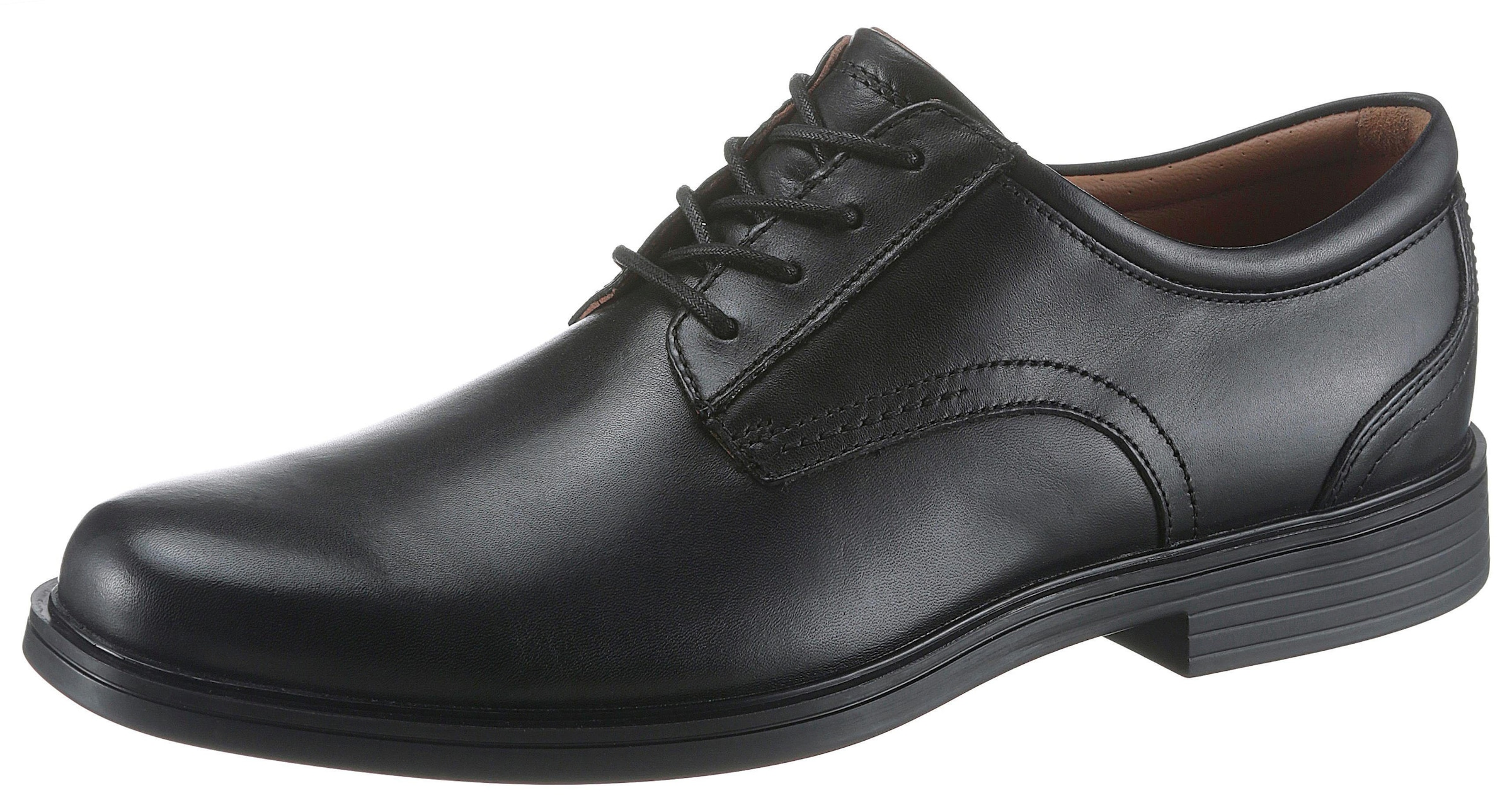 Clarks "Aldric Lace" mit weicher Lederinnensohle, Freizeitschuh, Halbschuh, günstig online kaufen