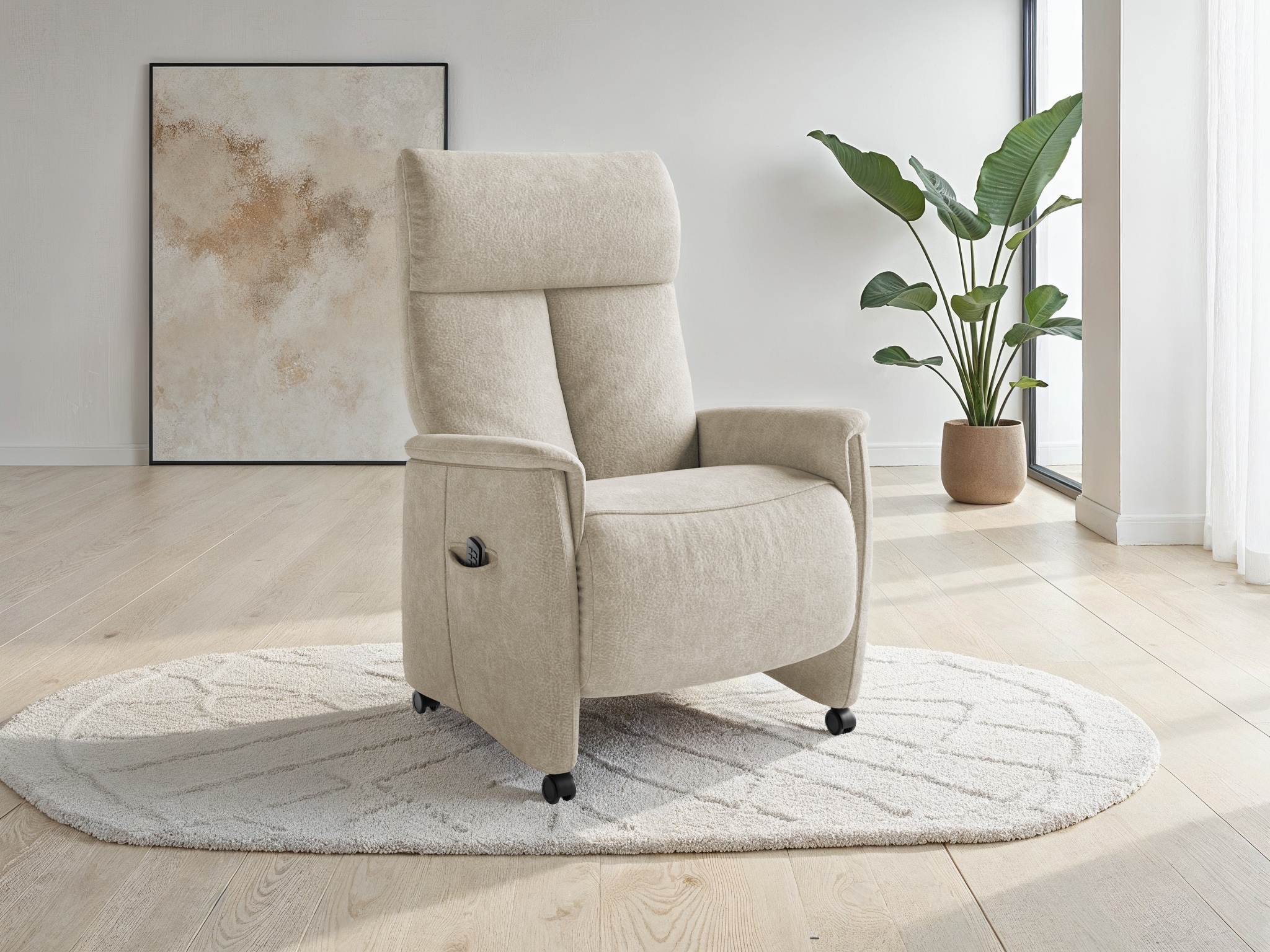 sit&more TV-Sessel "Cremona Comfort Plus" bis 200 Kg belastbar, mit Herz-Waage Funktion