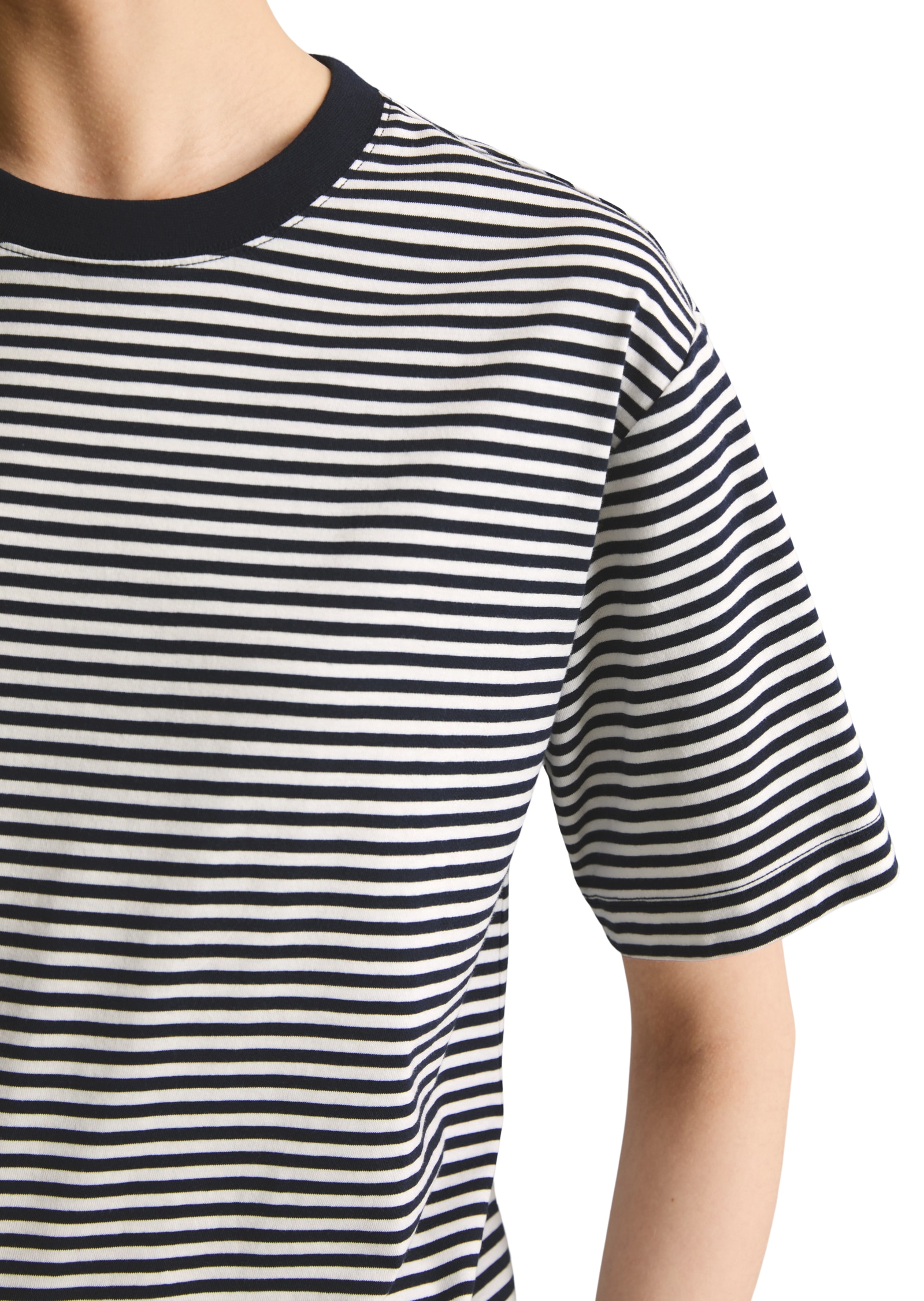 Marc O'Polo DENIM T-Shirt Streifen-T-Shirt regular aus Organic Cotton