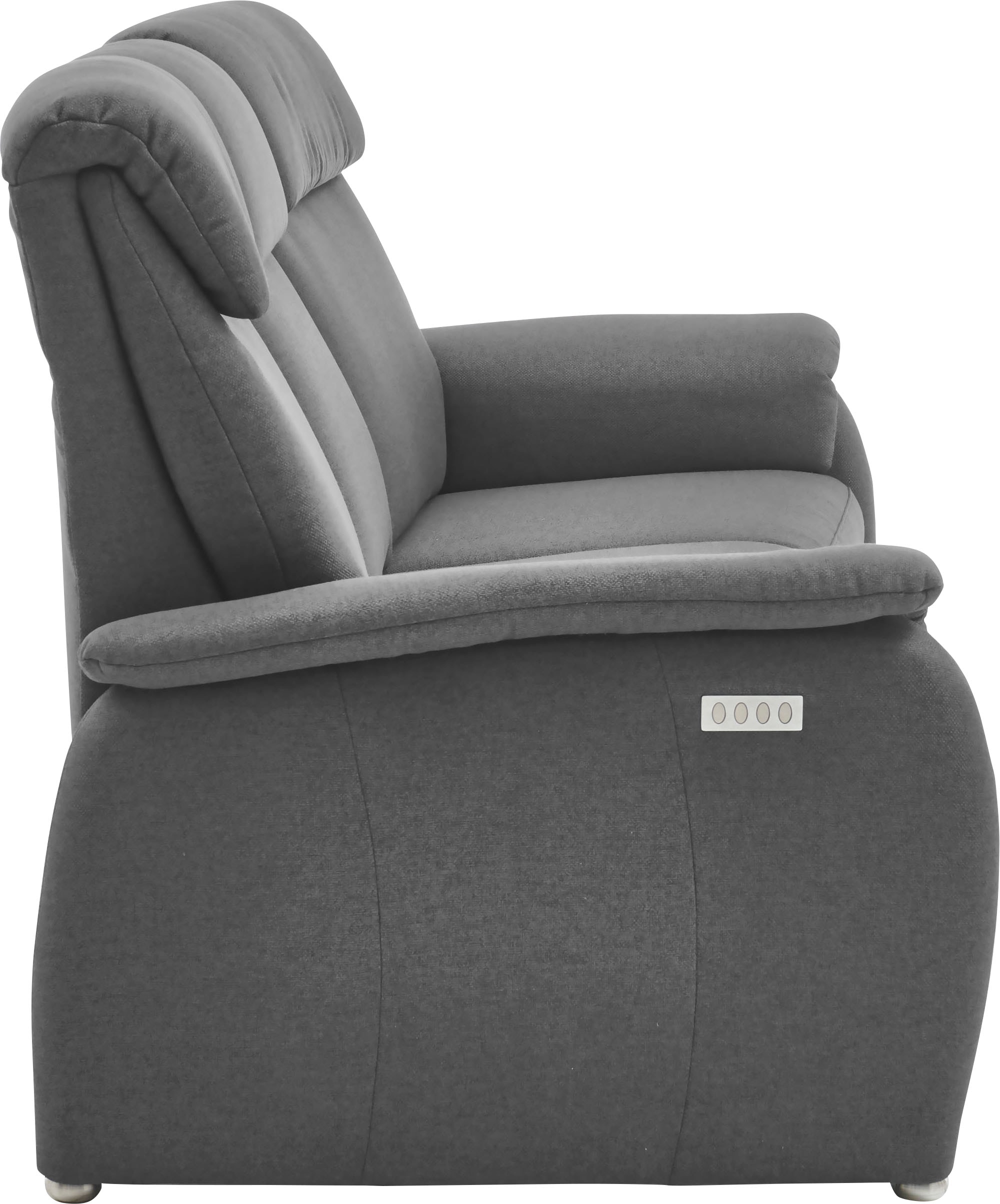 Home affaire 3-Sitzer »Turin mit Steckdose und USB-Port auch in Easy care-Bezug«, 2 x vollmotorische Relaxfunktion, herunterklappbarer Tisch