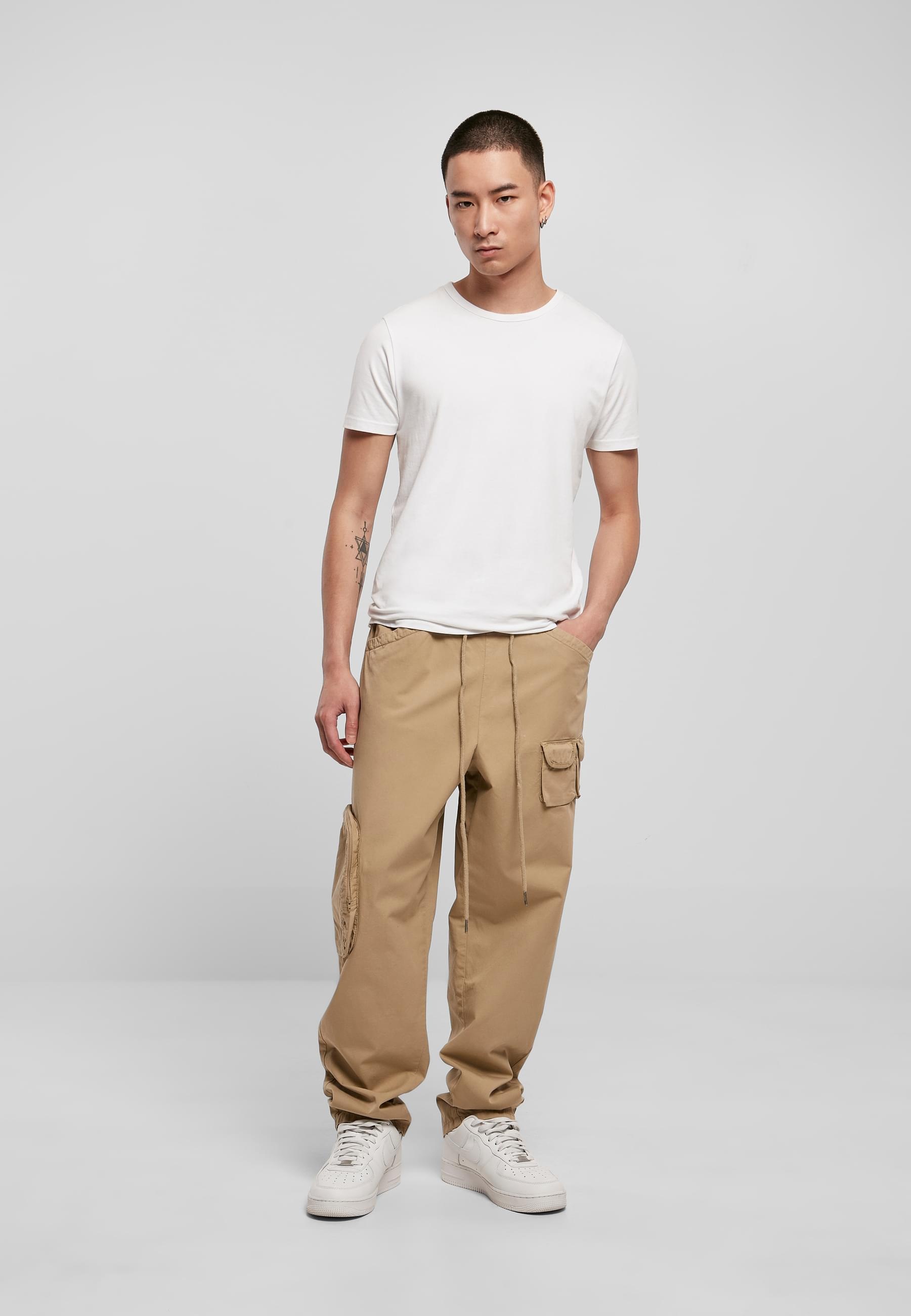 URBAN CLASSICS Cargohose »Urban Classics Herren Asymetric Pants«, (1 tlg.)