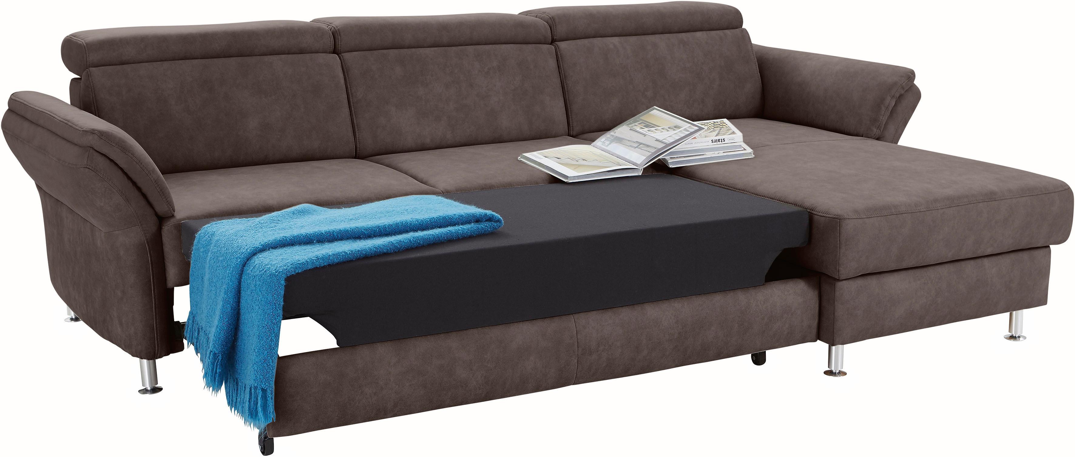 Thumbnail - sit&more Ecksofa "Avignon L-Form" Kopfteilverstellung, wahlweise mit Bettfunktion und Bettkasten