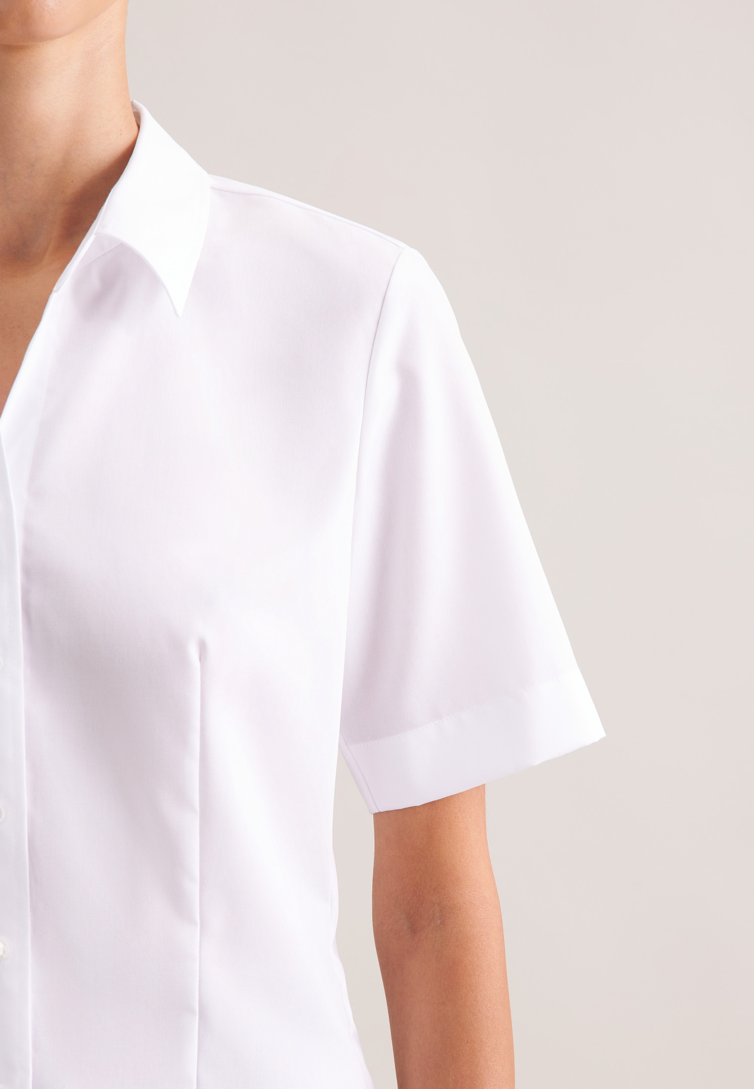 seidensticker Hemdbluse 1/2 Kragen Uni