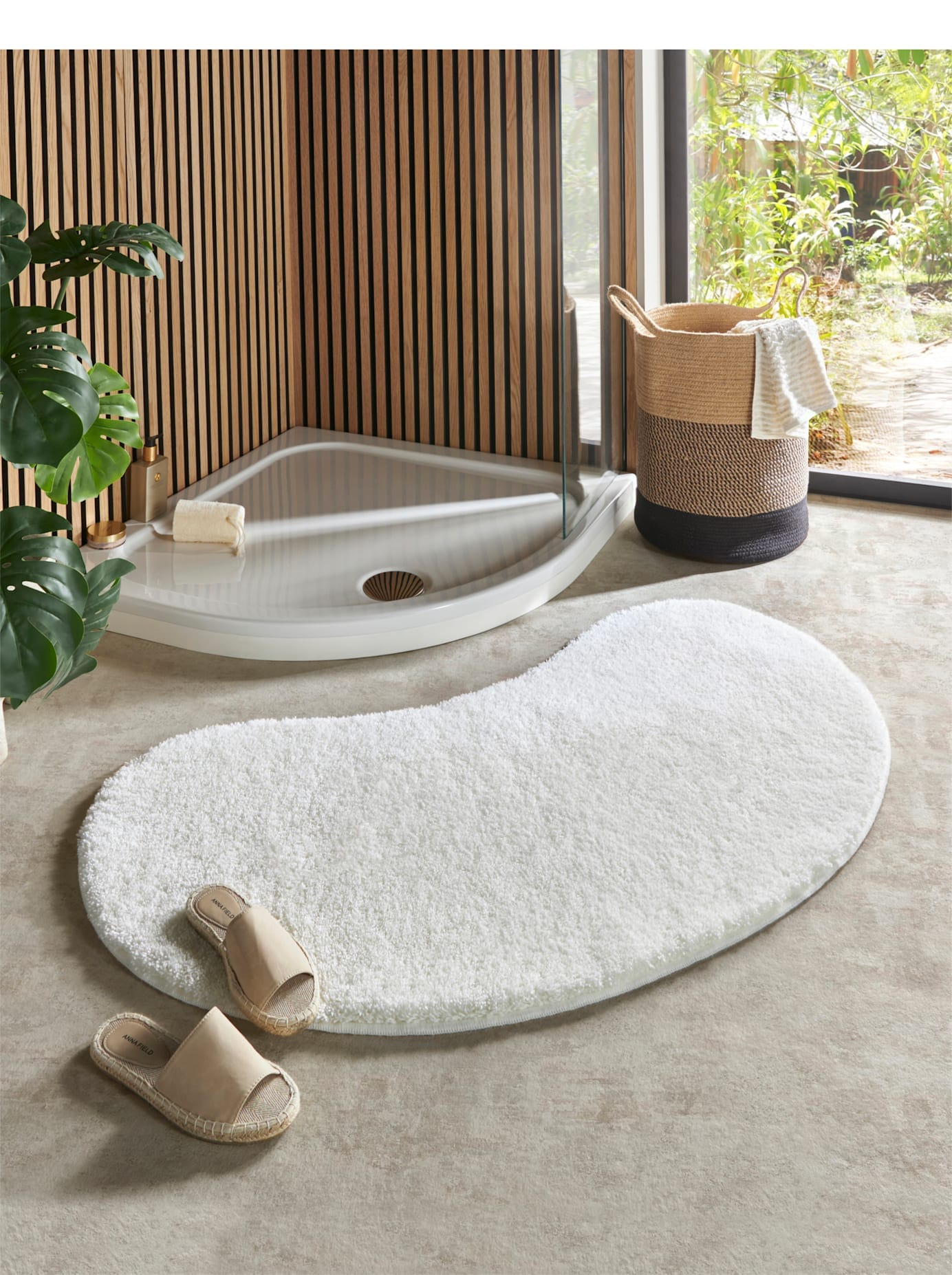 Badematte GRUND, beige, Badematten