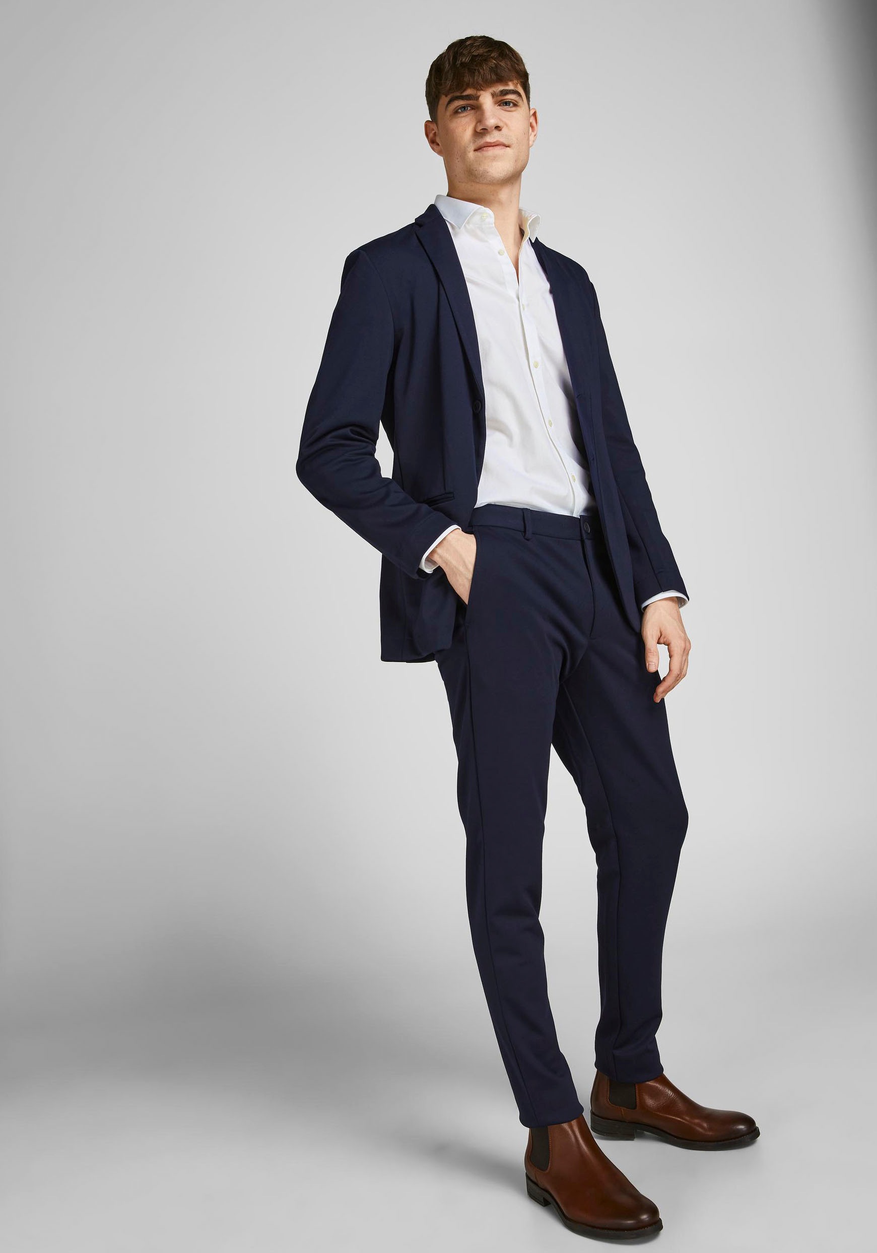 Jack & Jones Chemise à Manches Longues Jprblacardiff white L Homme 2