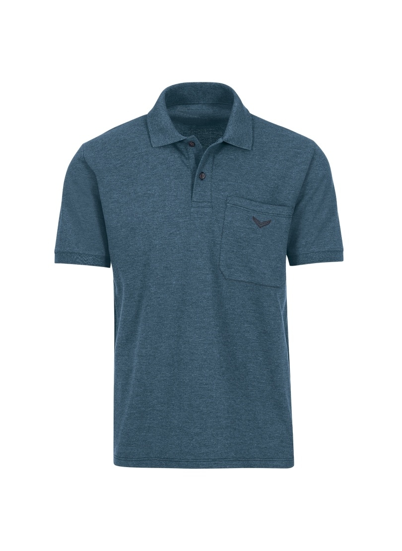 Trigema Poloshirt "TRIGEMA Polohemd mit Brusttasche" 1 Stk. tlg. günstig online kaufen