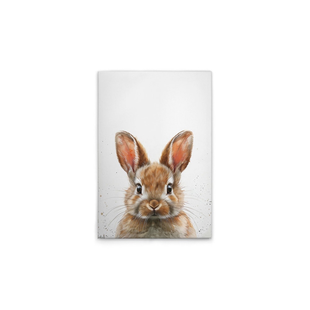 A.S. Création Leinwandbild "Brown Baby Bunny - Wandbild Weiß Braun Keilrahm günstig online kaufen