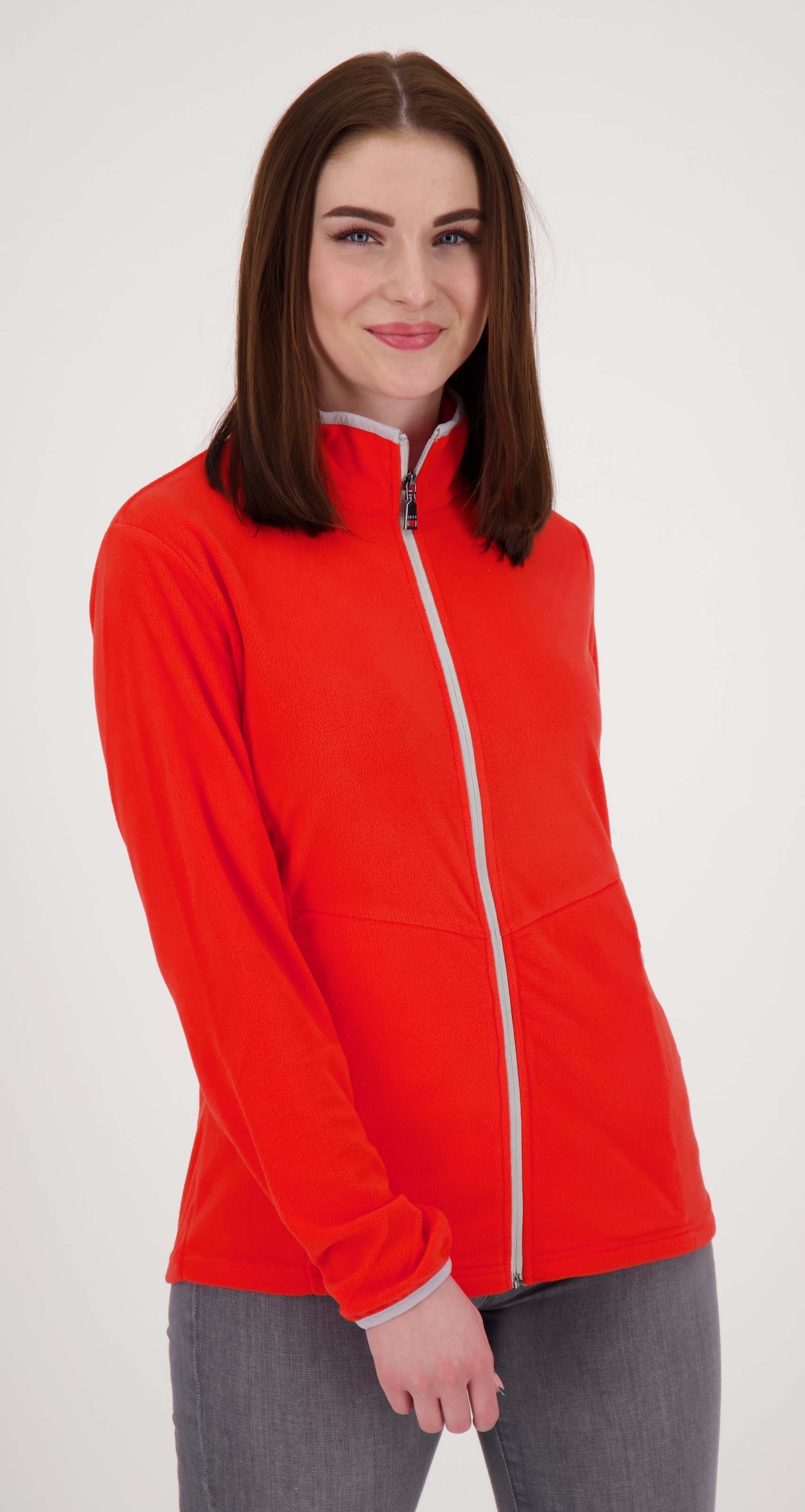 DEPROC Active Fleecejacke "DECORAH II WOMEN", weiche Fleecejacke in traditioneller Optik