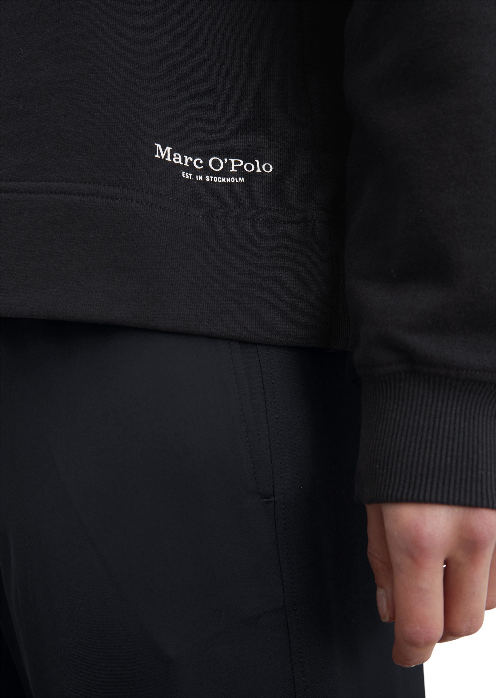 Marc O'Polo Sweatshirt »mit gepeachter Oberfläche«