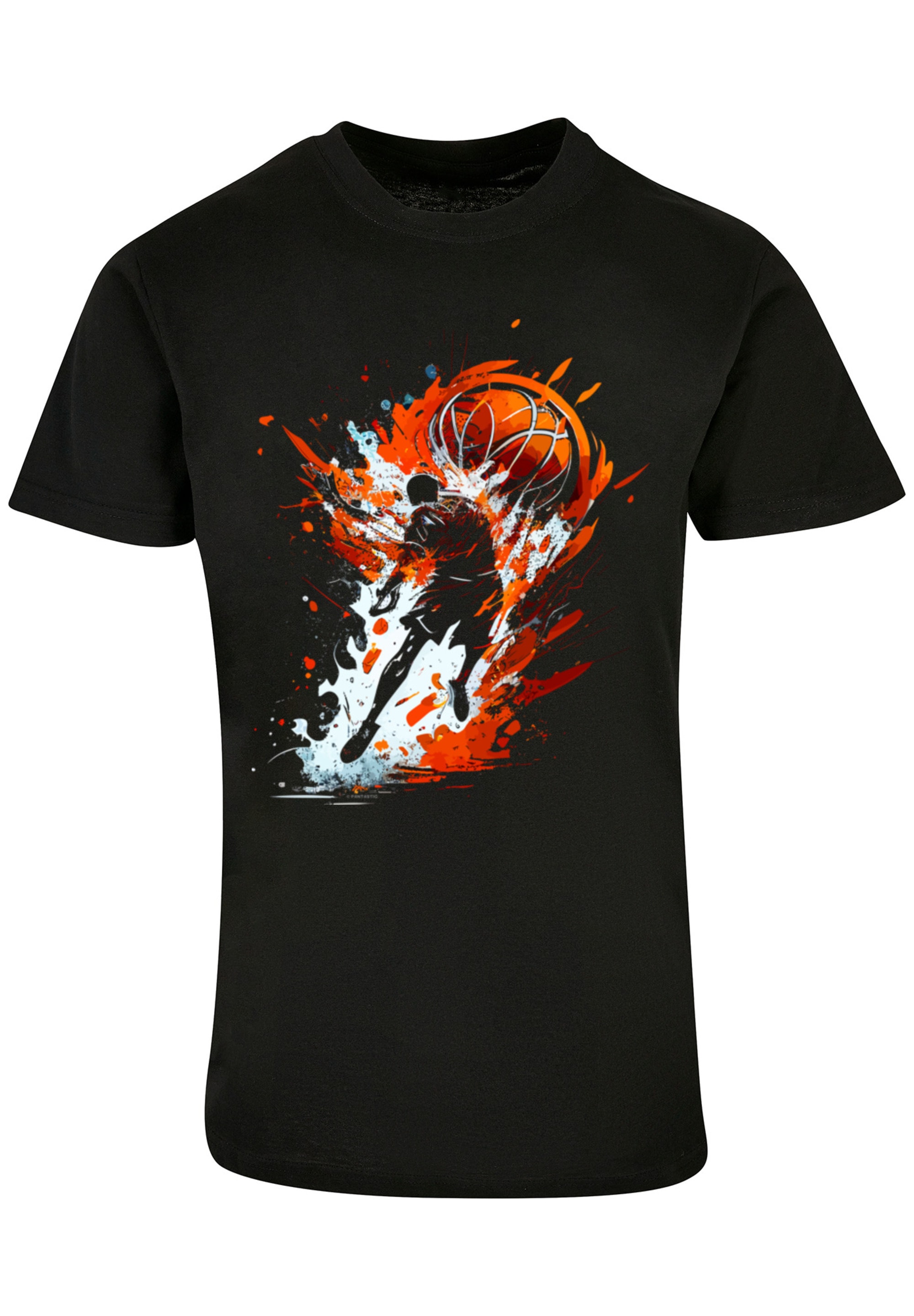 F4NT4STIC T-Shirt "Basketball Splash Sport UNISEX", Print günstig online kaufen