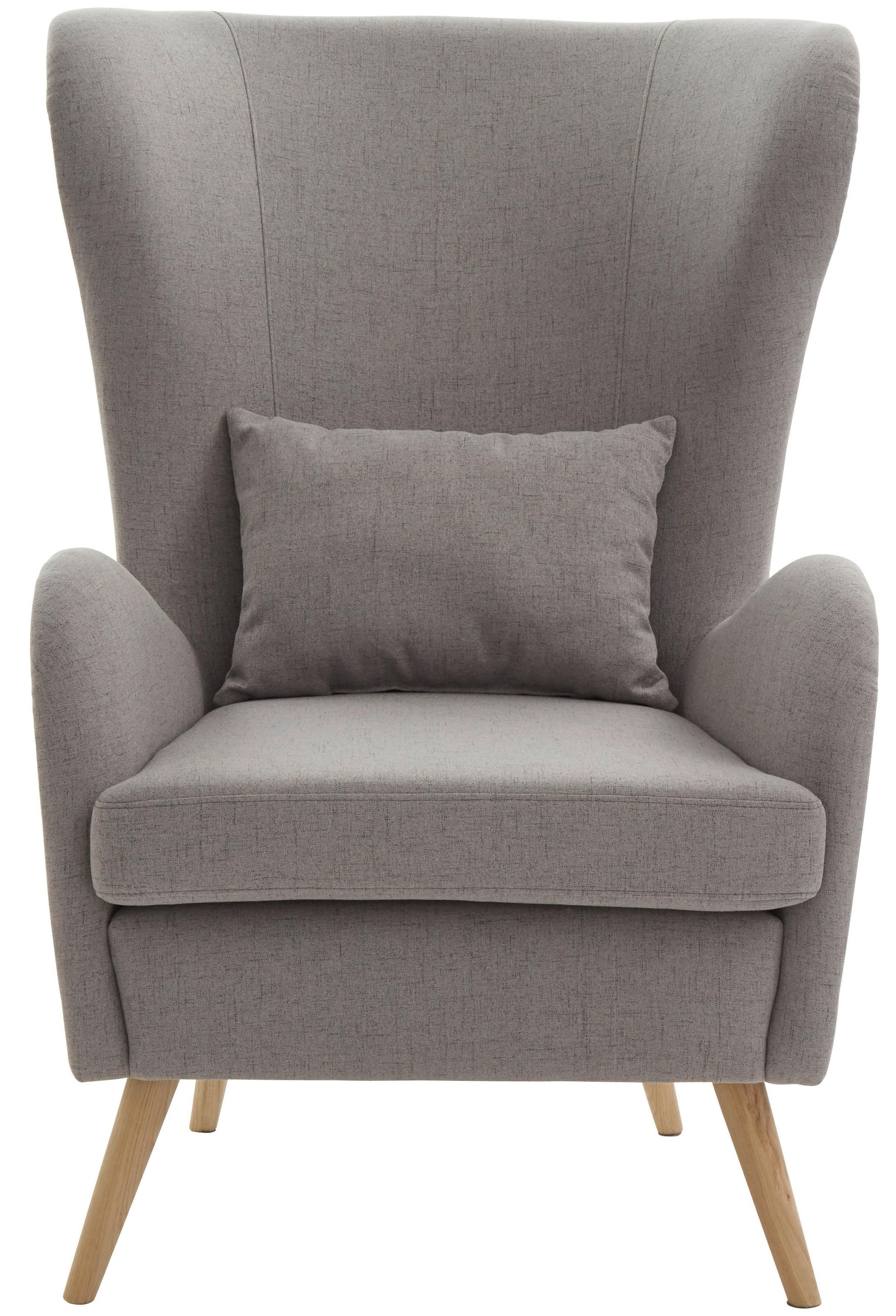 Guido Maria Kretschmer Home&Living Sessel »Salla«, wahlweise mit oder ohne Hocker; großer Sessel: Maße B/T/H: 78/94/118cm
