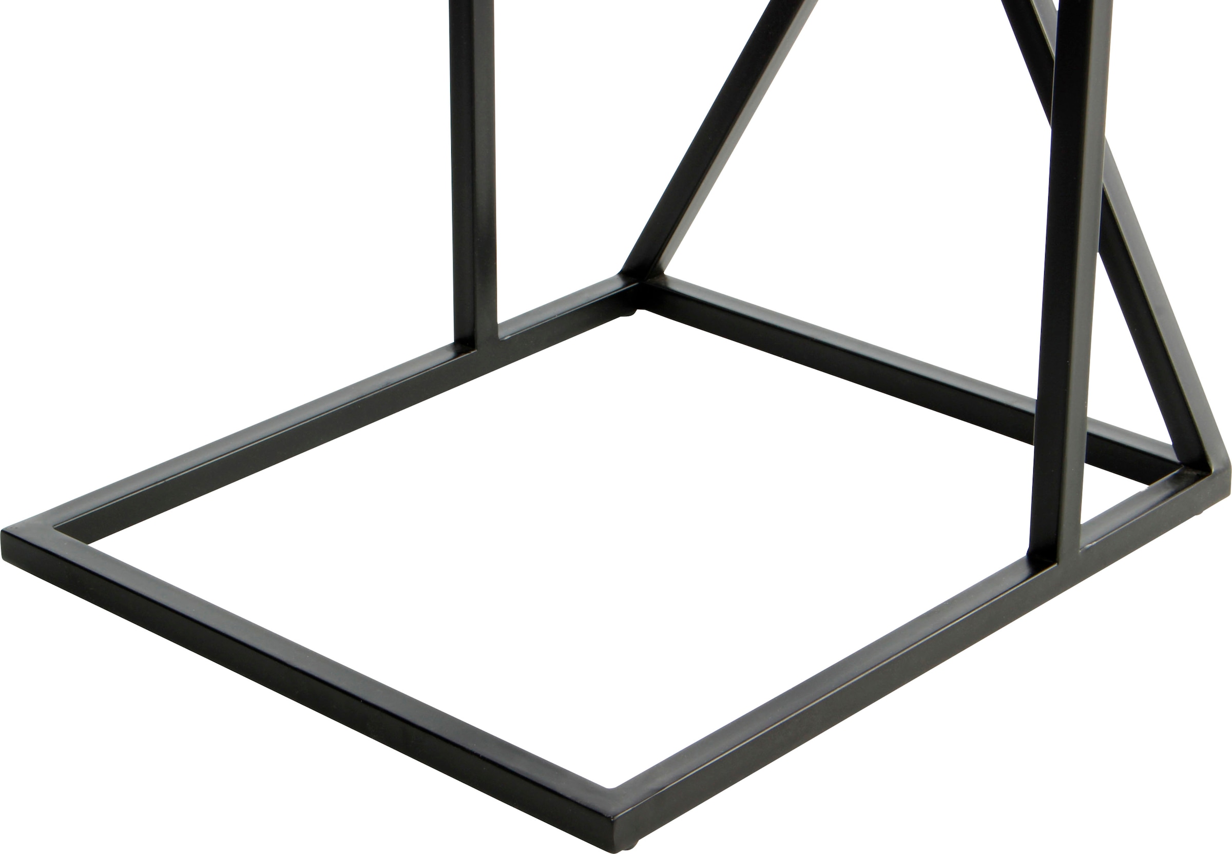 Kayoom Beistelltisch »Louis 125, Design-Tisch mit Stil, Marmor-Tischplatte«, (1 St.), Detailreiche Marmortischplatte, robustes Gestell, zeitlos