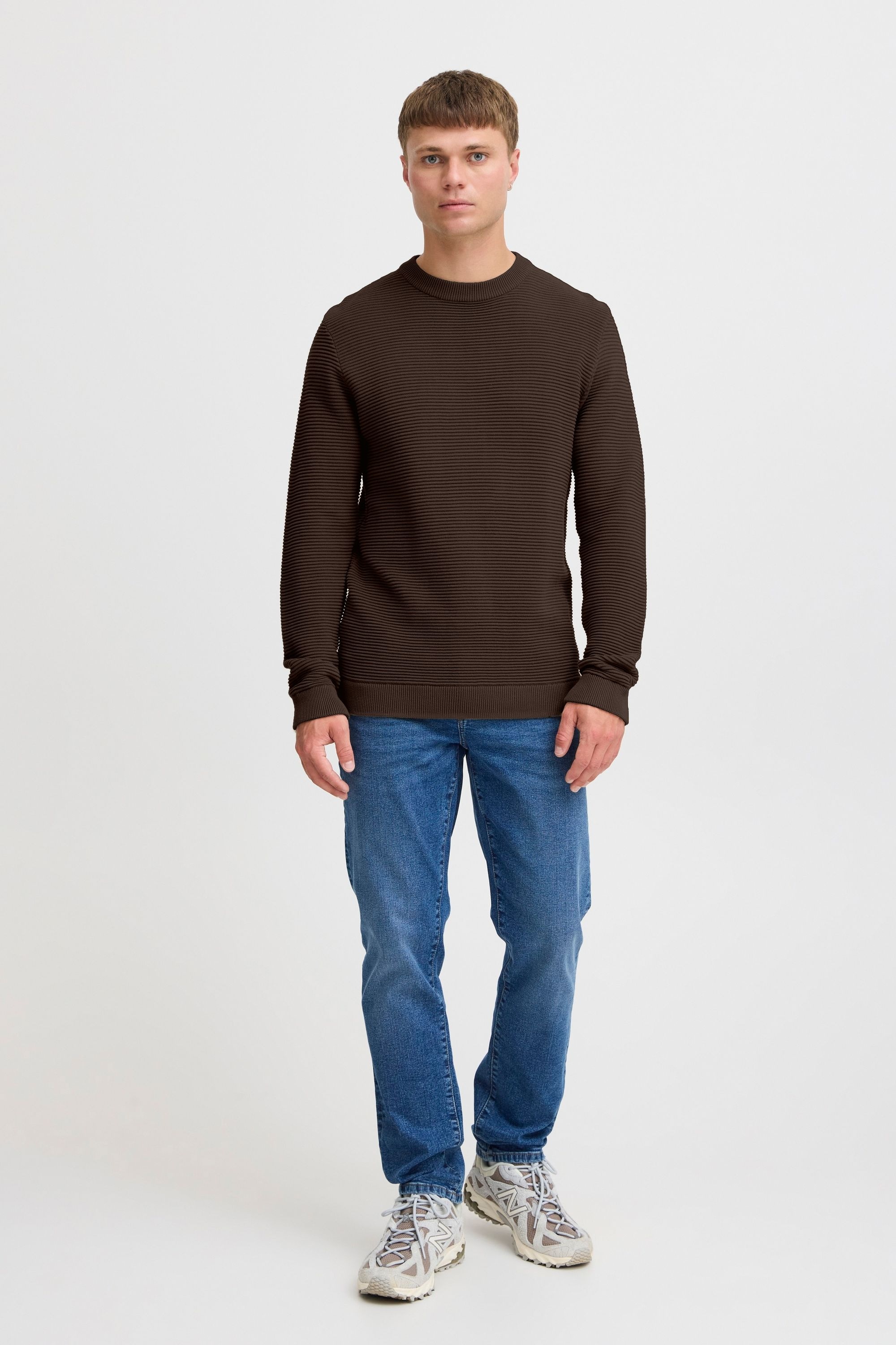 Solid Strickfleece-Pullover "Strickpullover SDValencia" günstig online kaufen