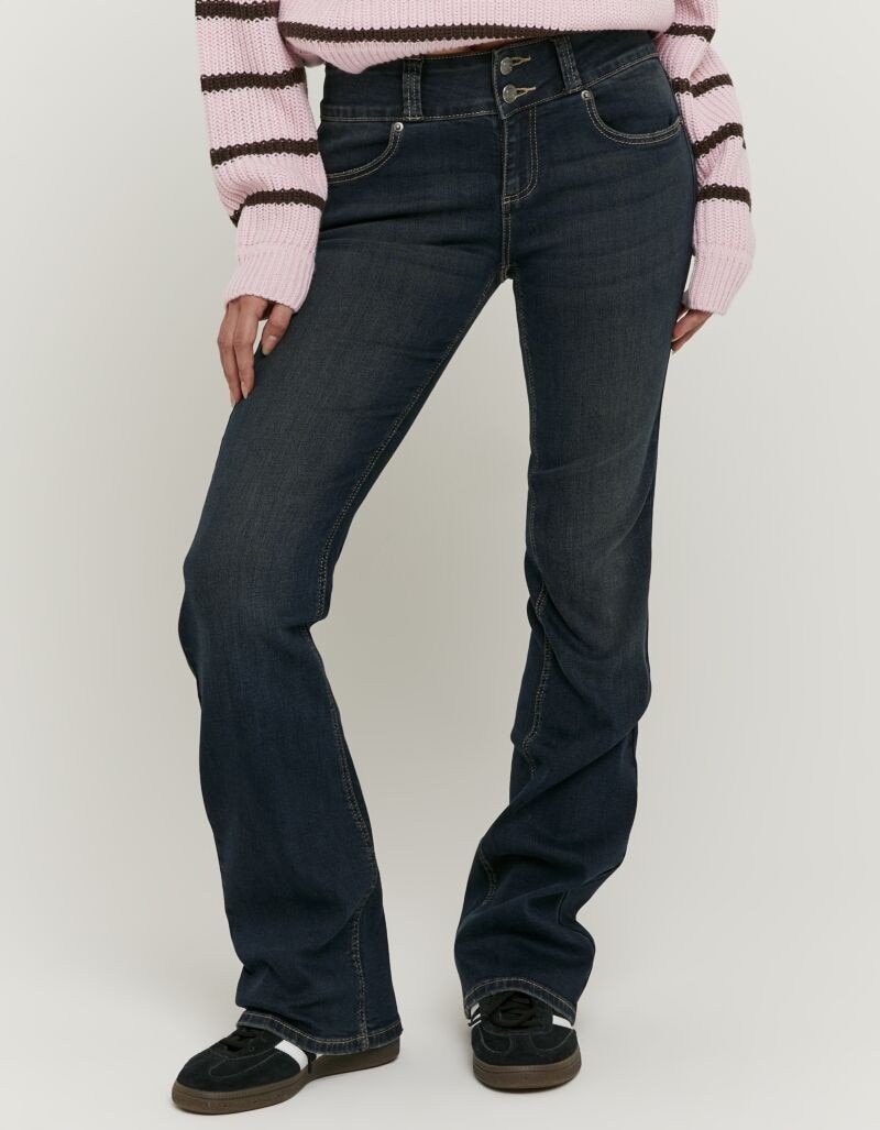 Tally Weijl Bootcut-Jeans "SPADECYNTIA" Baumwollmischung, Low Waist, mit do günstig online kaufen