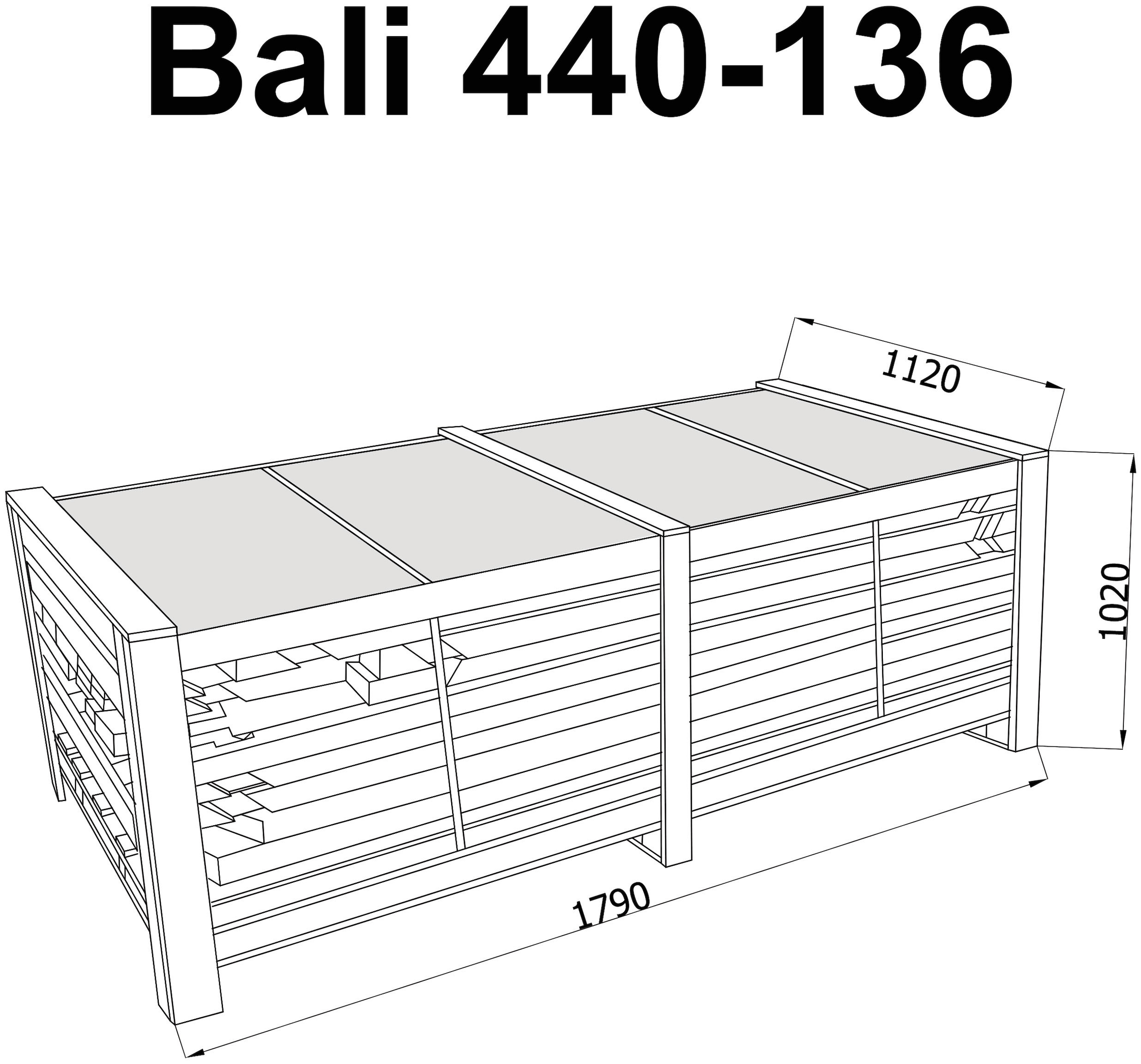 Interline Achteckpool »Java«, (Komplett-Set, inkl. Wärmepumpe, Skimmer und Holzleiter), ØxH: 440x136 cm