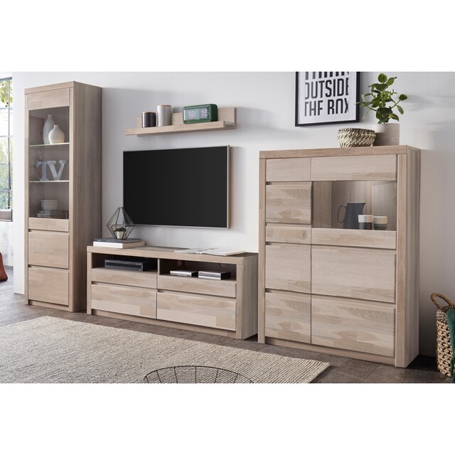 Highboard »Silkeborg«, Breite 90 cm Türen mit Glaseinsatz | BAUR