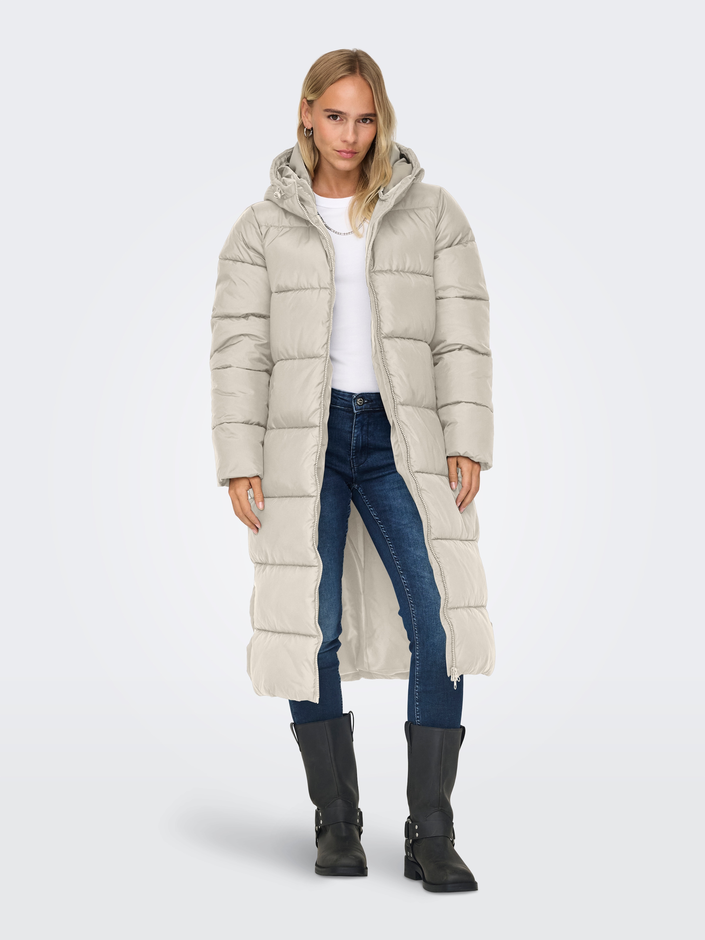 ONLY Steppmantel "ONLMONTANA LONG PUFFER JACKET NOOS OTW" günstig online kaufen