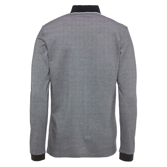 BOSS ORANGE Langarm-Poloshirt »Peoxfordlong«, mit Kontraststreifen an  Kragen und Ärmelbündchen ▷ für | BAUR