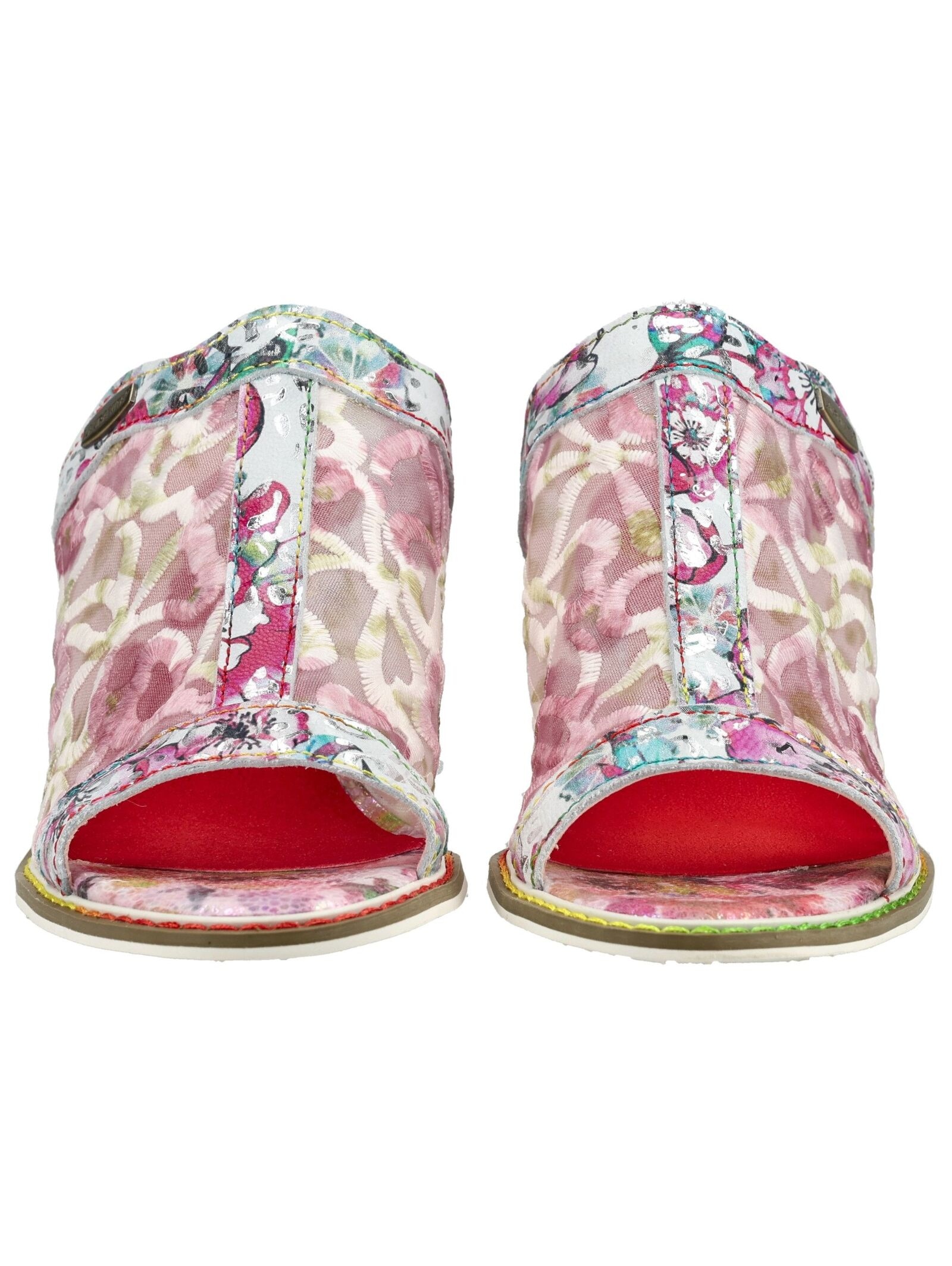 LAURA VITA Pantolette »LAURA VITA Pantoletten Leder/Textil«