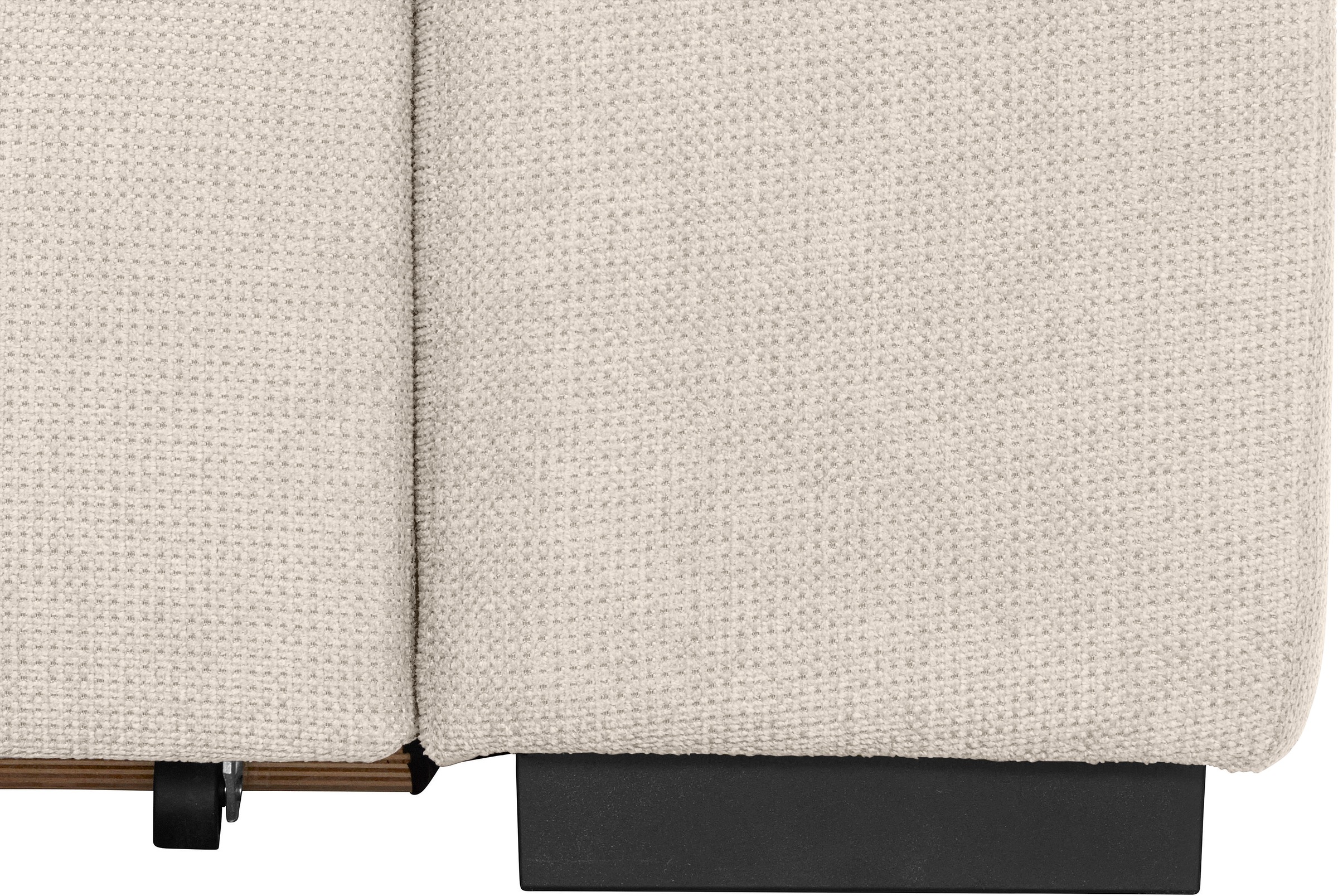COTTA Ecksofa »Lola L-Form«, (Set, mit Hocker), mit Hocker & Kopfteilfunktion, wahlw. Bett- und Armteilfunktion