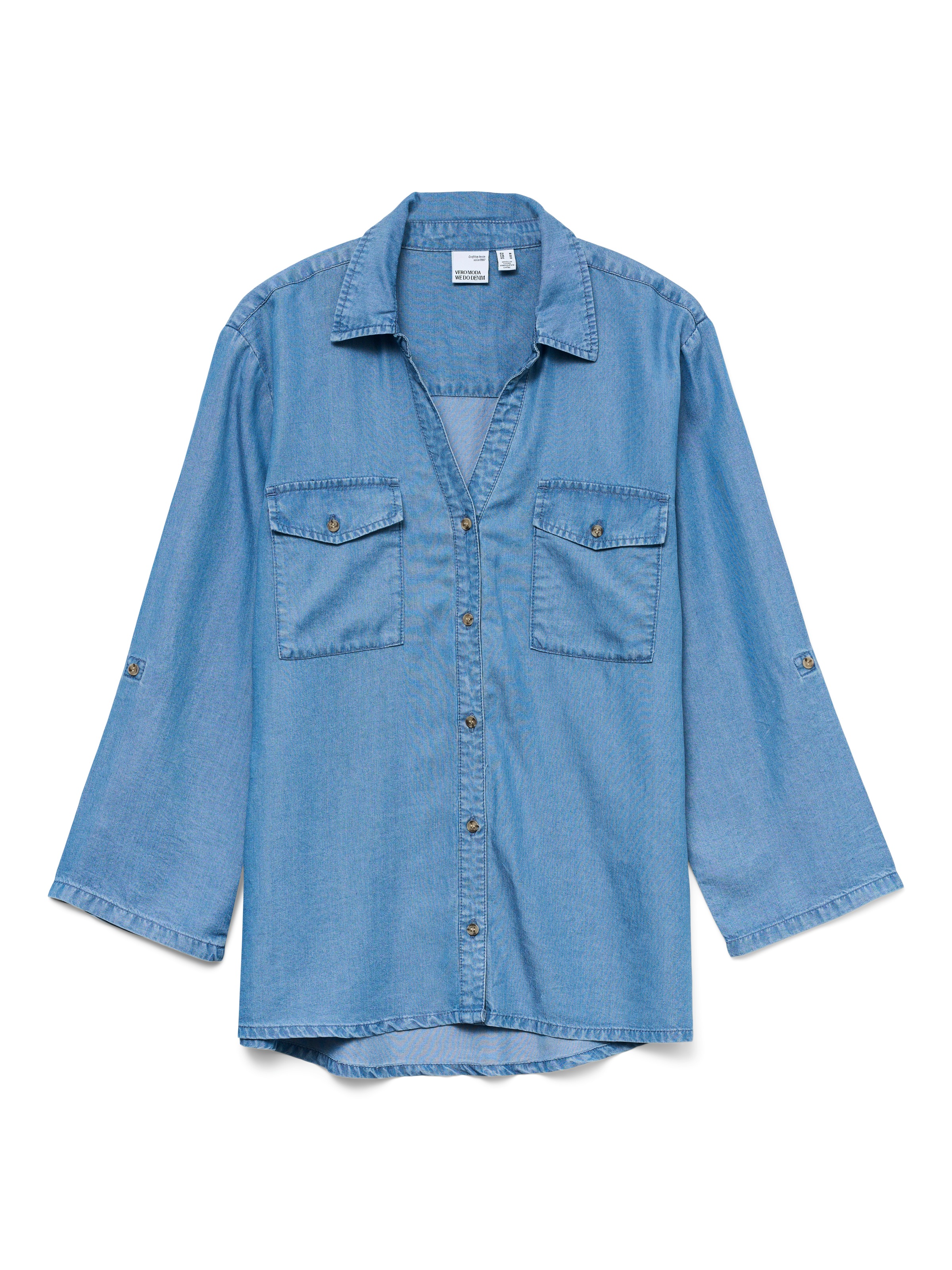 Vero Moda Hemdbluse »VMBREE 7/8 SLEEVE LOOSE TENCEL SHIRT GA«