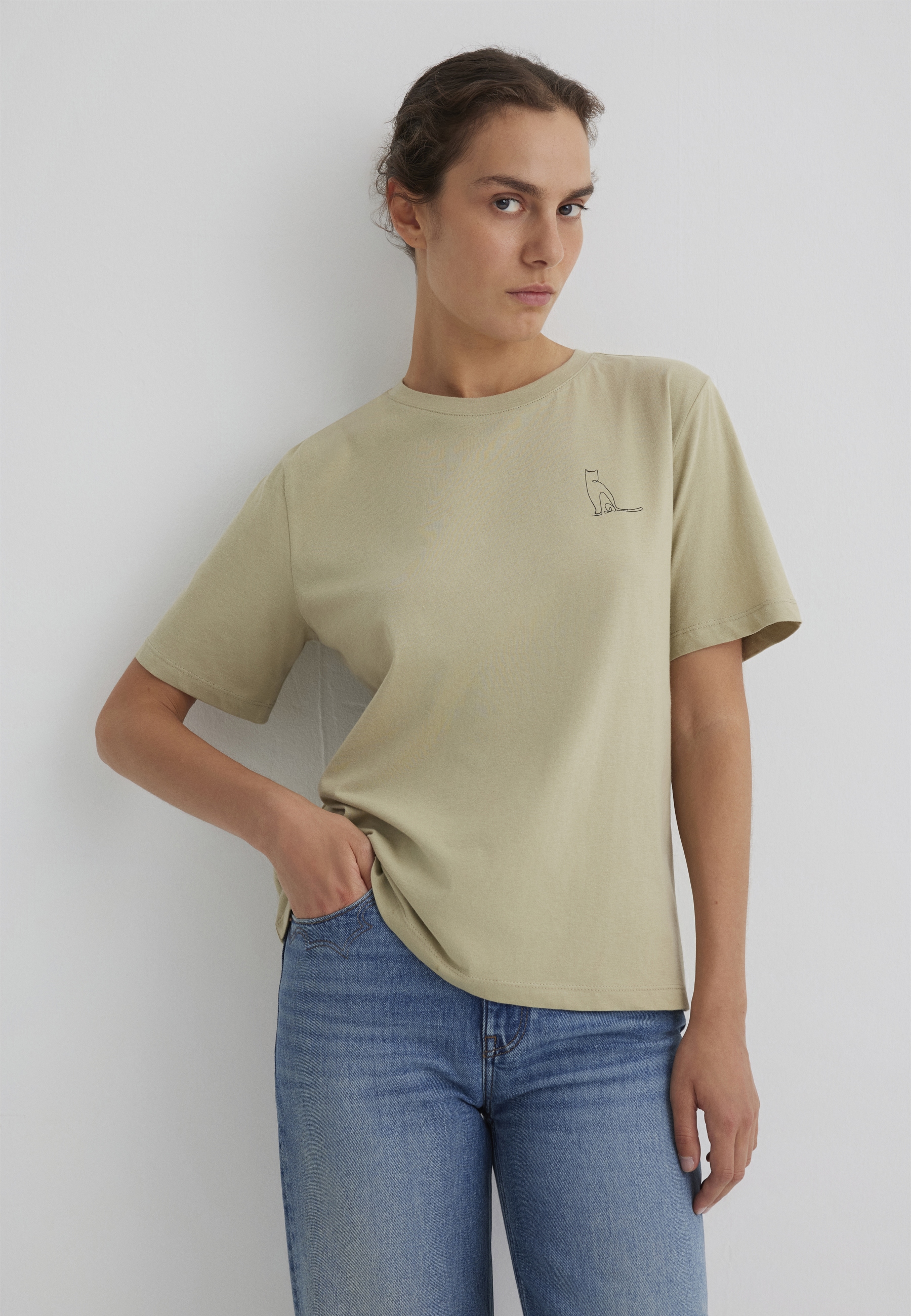 Mavi T-Shirt »GRAPHIC TEES«, Katzen T-Shirt