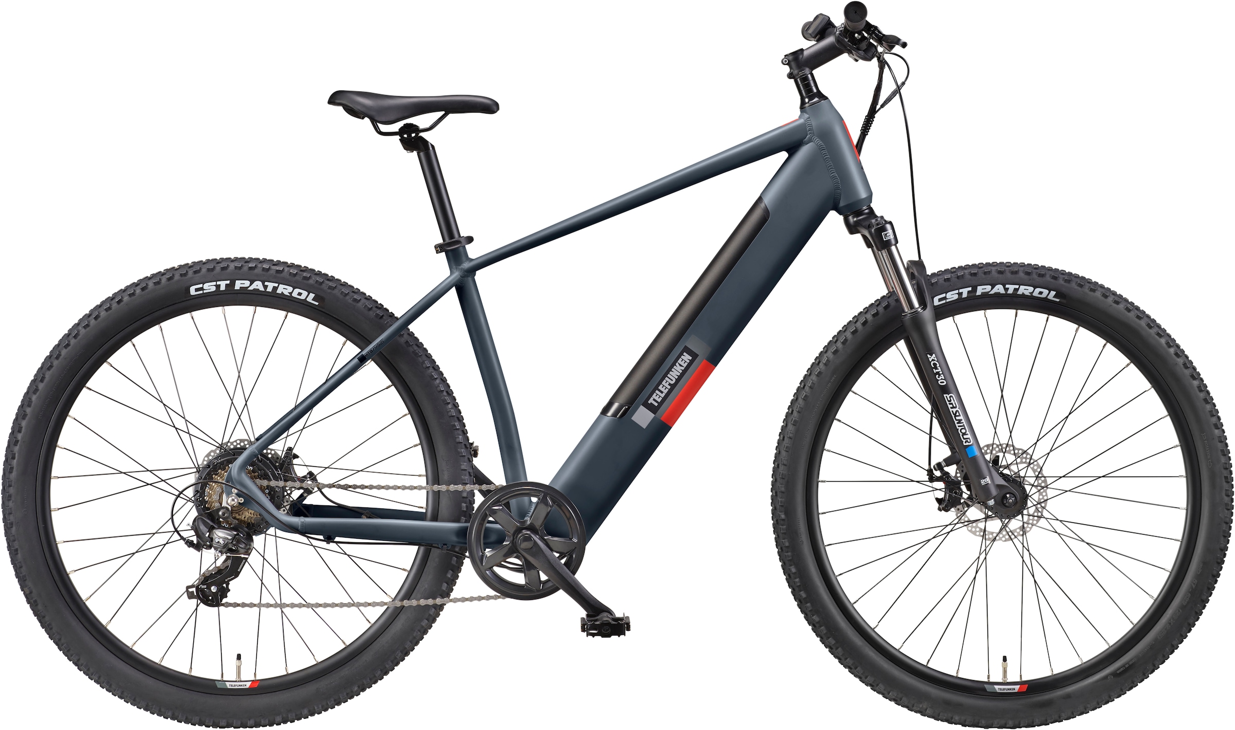 Telefunken E-Bike »Aufsteiger M921«, 7 Gang, Shimano, Heckmotor 250 W, (29 Zoll, Scheibenbremsen), Pedelec, Elektrofahrrad für Damen u. Herren, MTB, Mountainbike