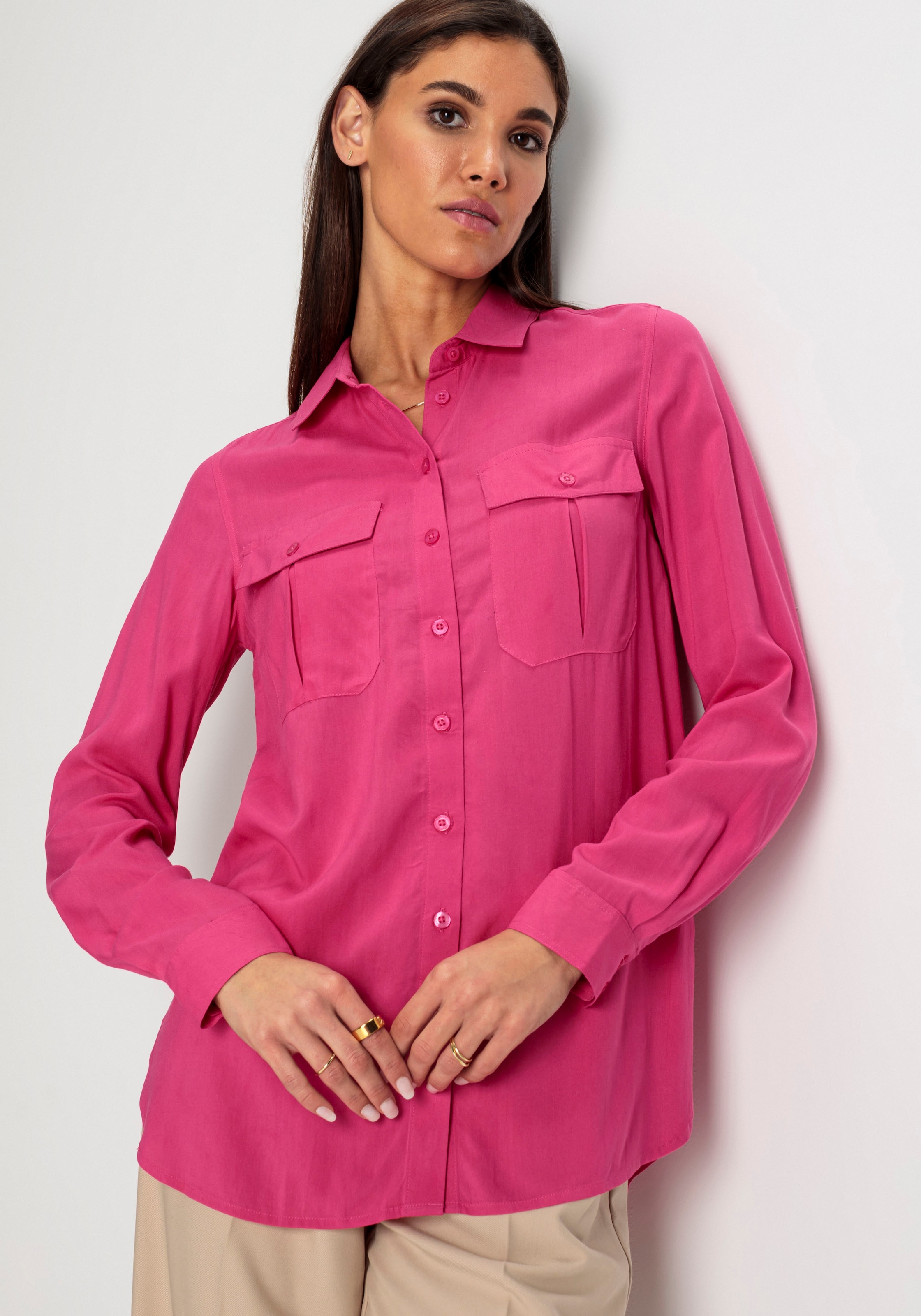 HECHTER PARIS Hemdbluse, mit Brusttaschen günstig online kaufen