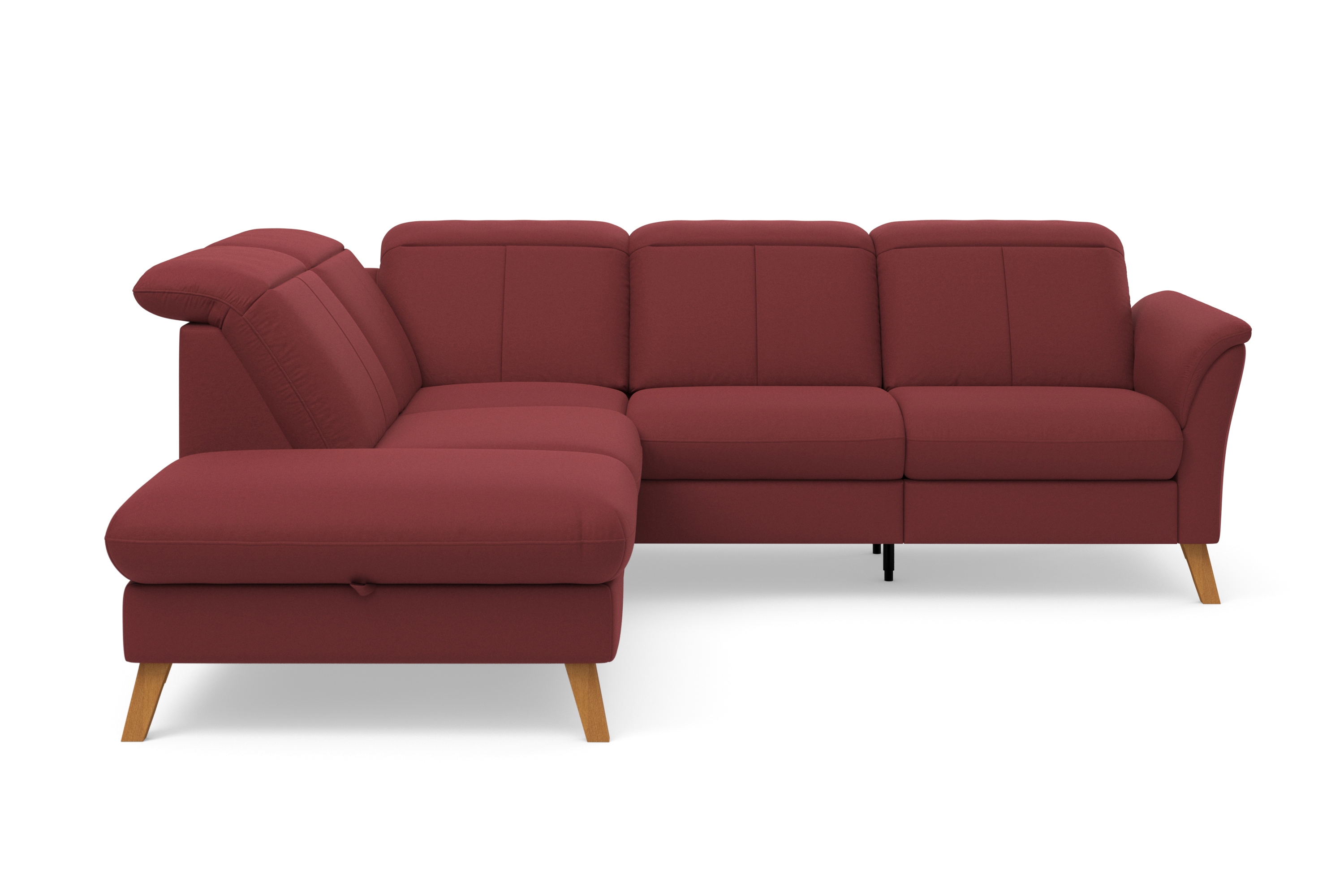 sit&more Ecksofa "Romero L-Form" wahlweise mit oder ohne TV-Funktion, Schlaffunktion, Bettkasten