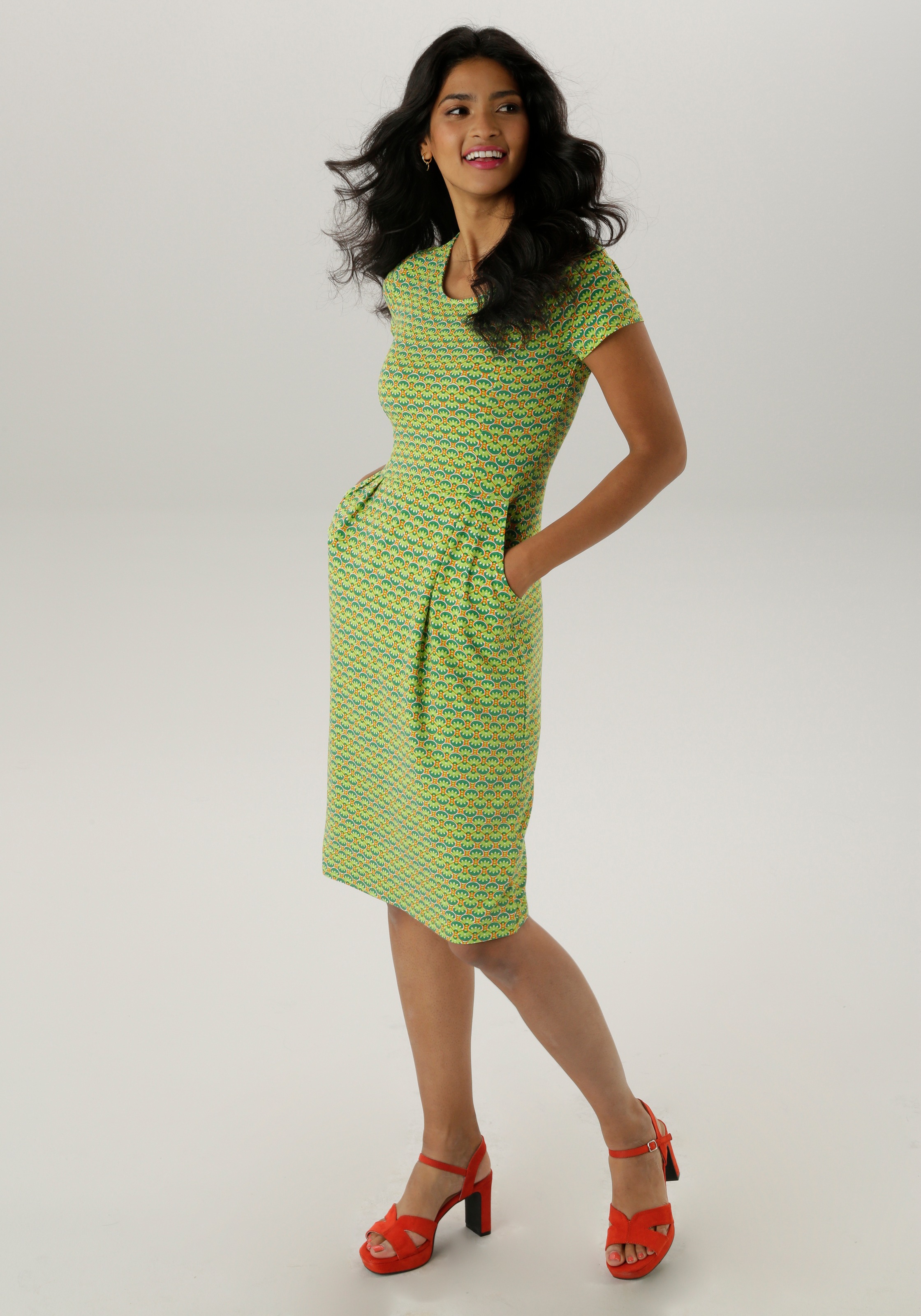 Aniston SELECTED Sommerkleid Eingrifftaschen mit zwei Eingriffstaschen günstig online kaufen