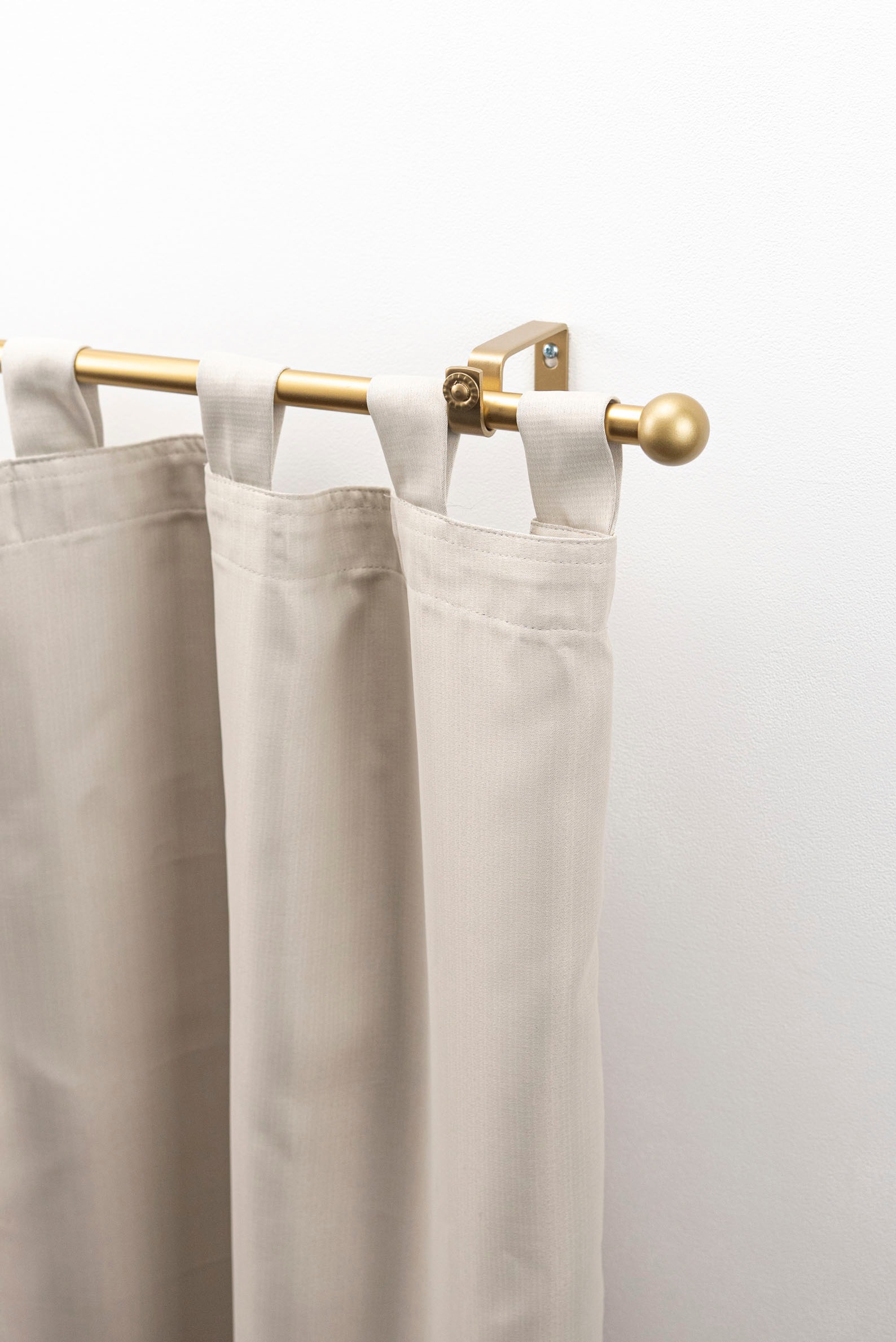 GARESA Gardinenstange "BOLTI mit offenem Träger" Ø 16 mm 1 läufig-läufig Wu günstig online kaufen