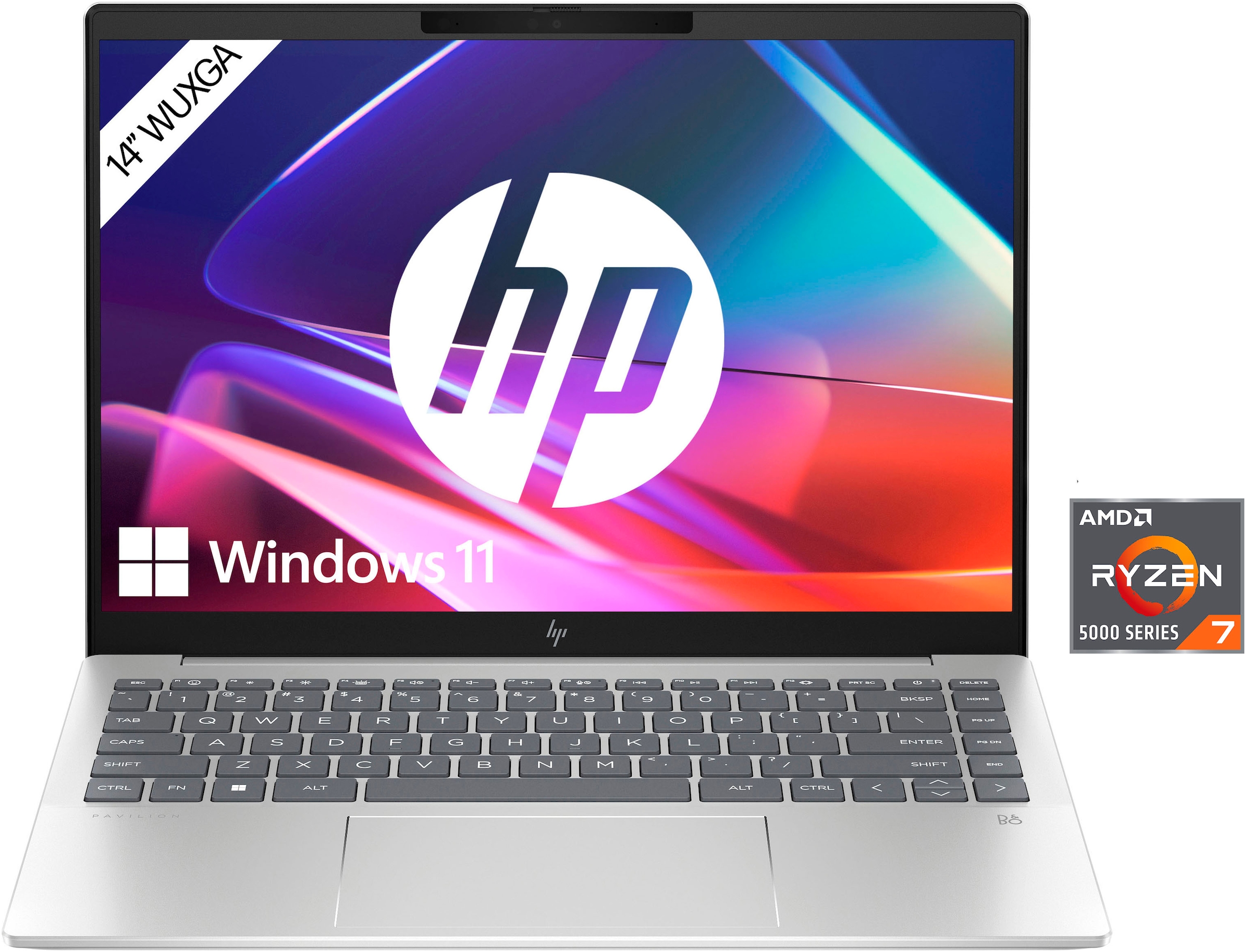 HP Notebook »Pavilion 14-ey0257ng«, 35,6 cm, / 14 Zoll, AMD, Ryzen 5, Radeon 740M, 1000 GB SSD