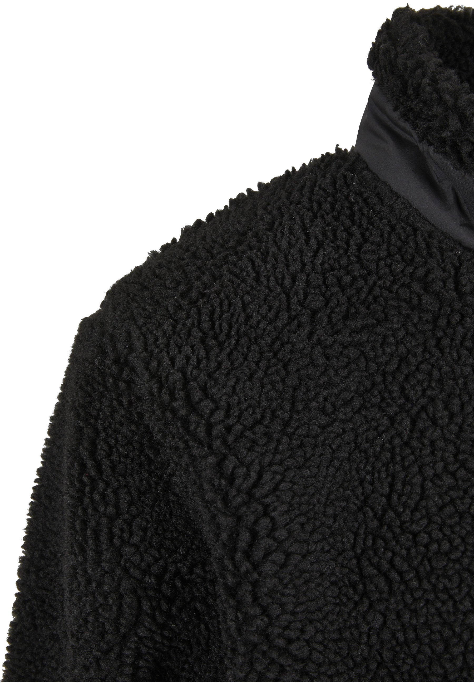 URBAN CLASSICS Winterjacke »Urban Classics Herren Basic Sherpa Jacket« 1 Stk. tlg. ohne Kapuze